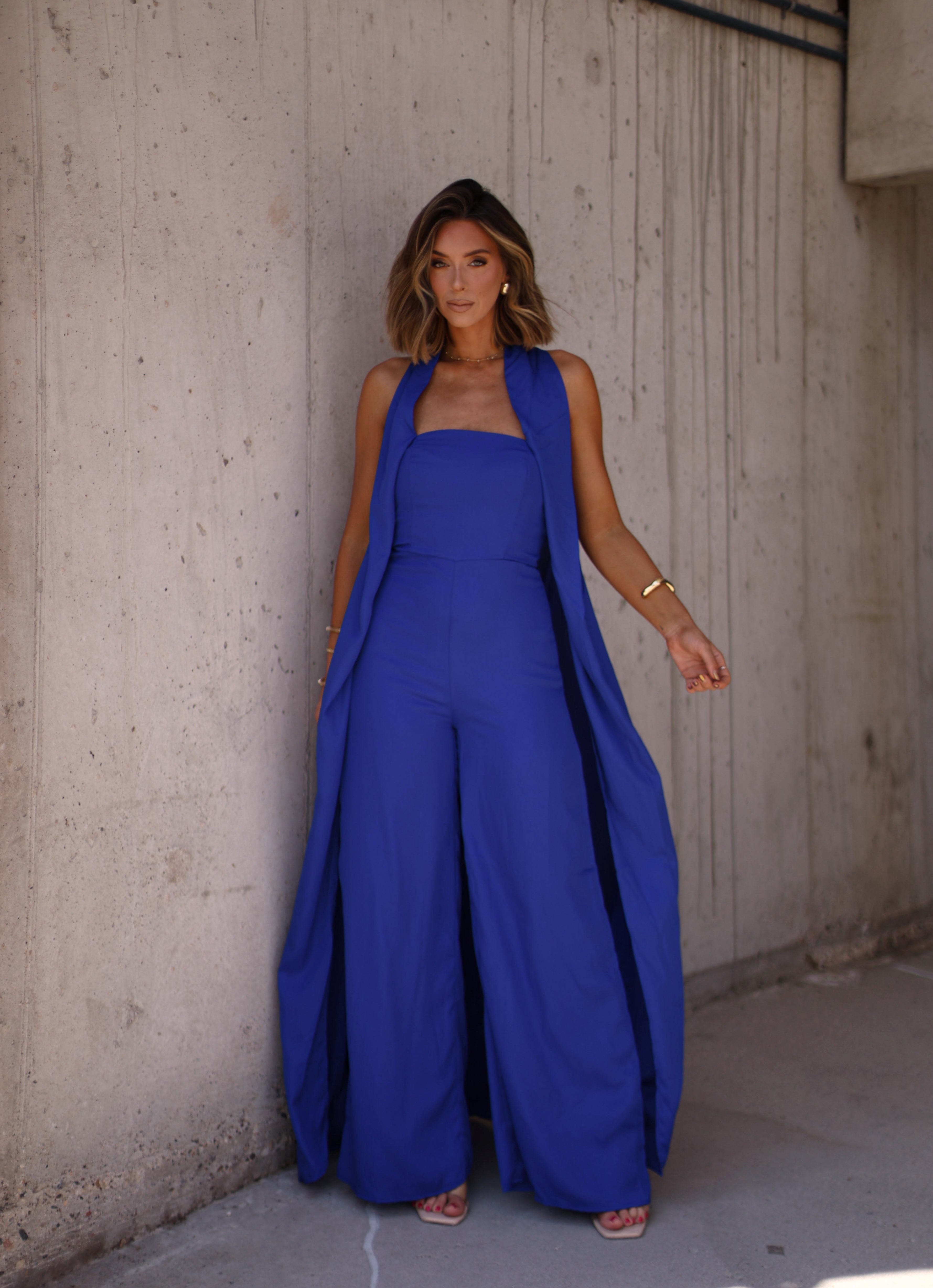 Bold In Blue Jumpsuit