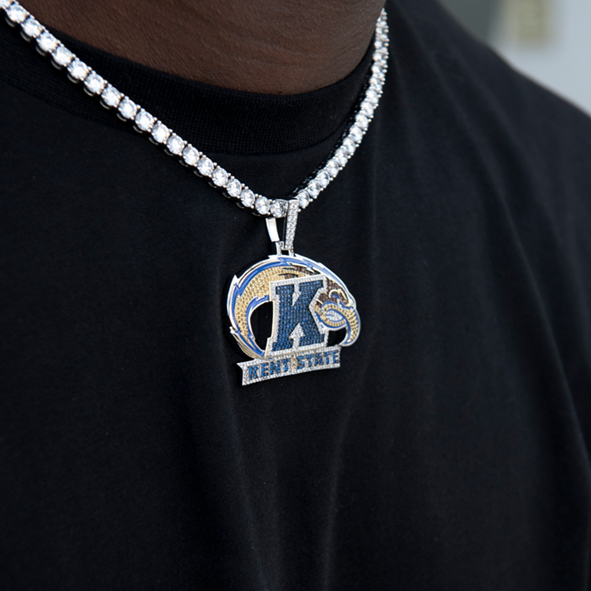 Kent State University Golden Flashes Official NCAA Logo Pendant