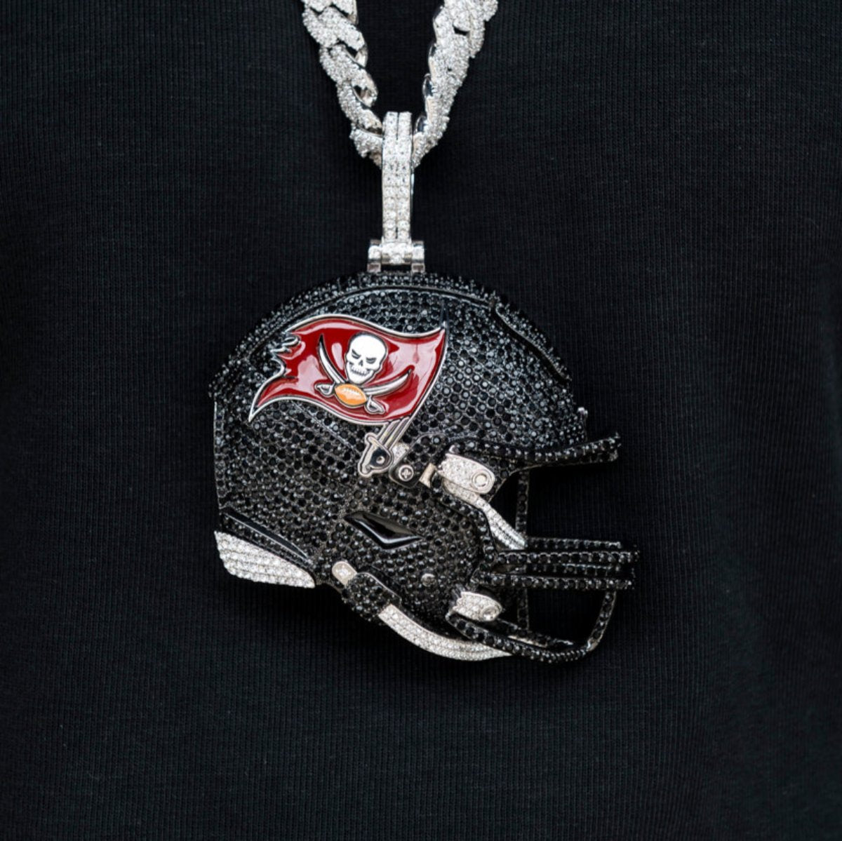 Giant Tampa Bay Buccaneers Official NFL Helmet Pendant