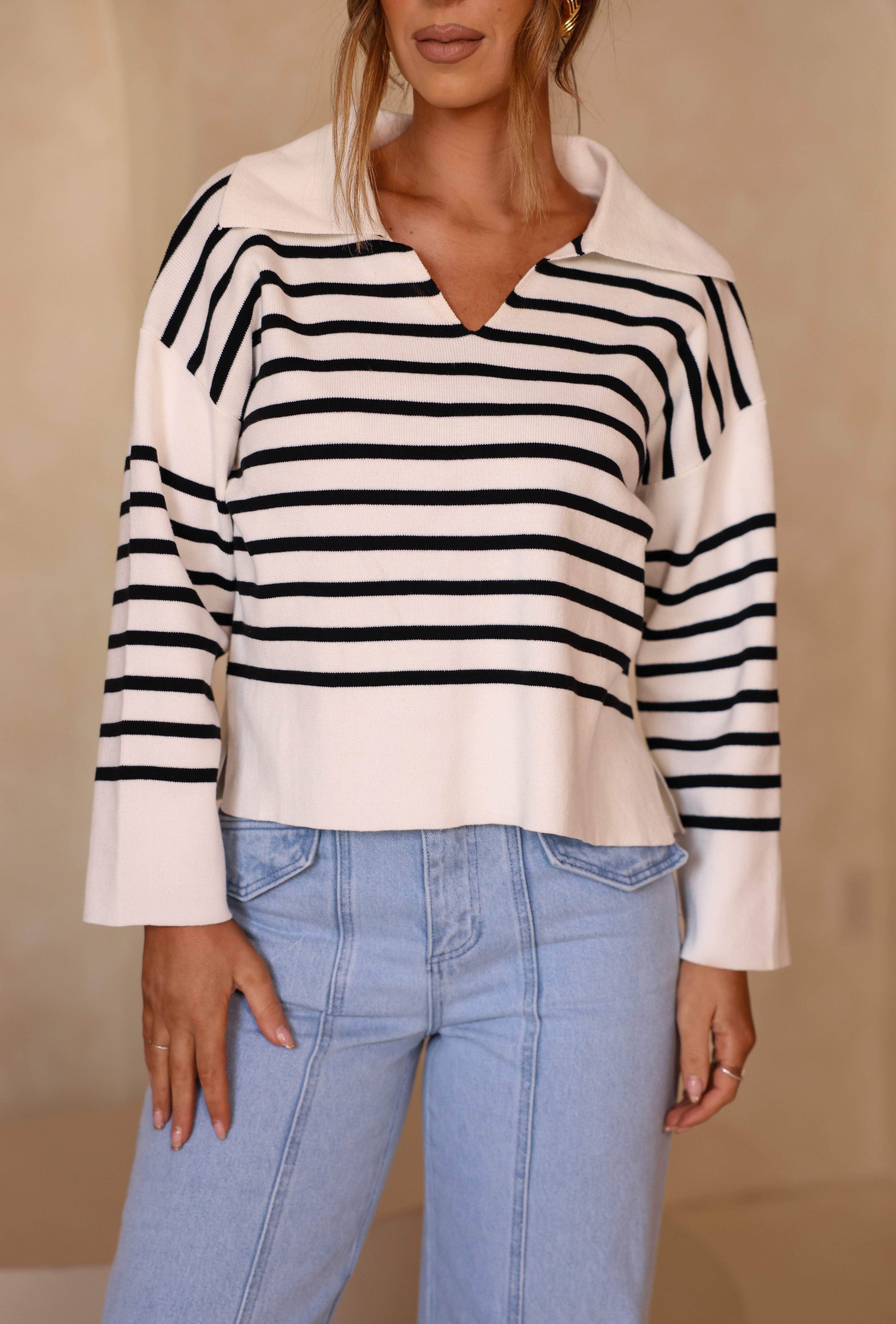 Laurel Striped Pullover