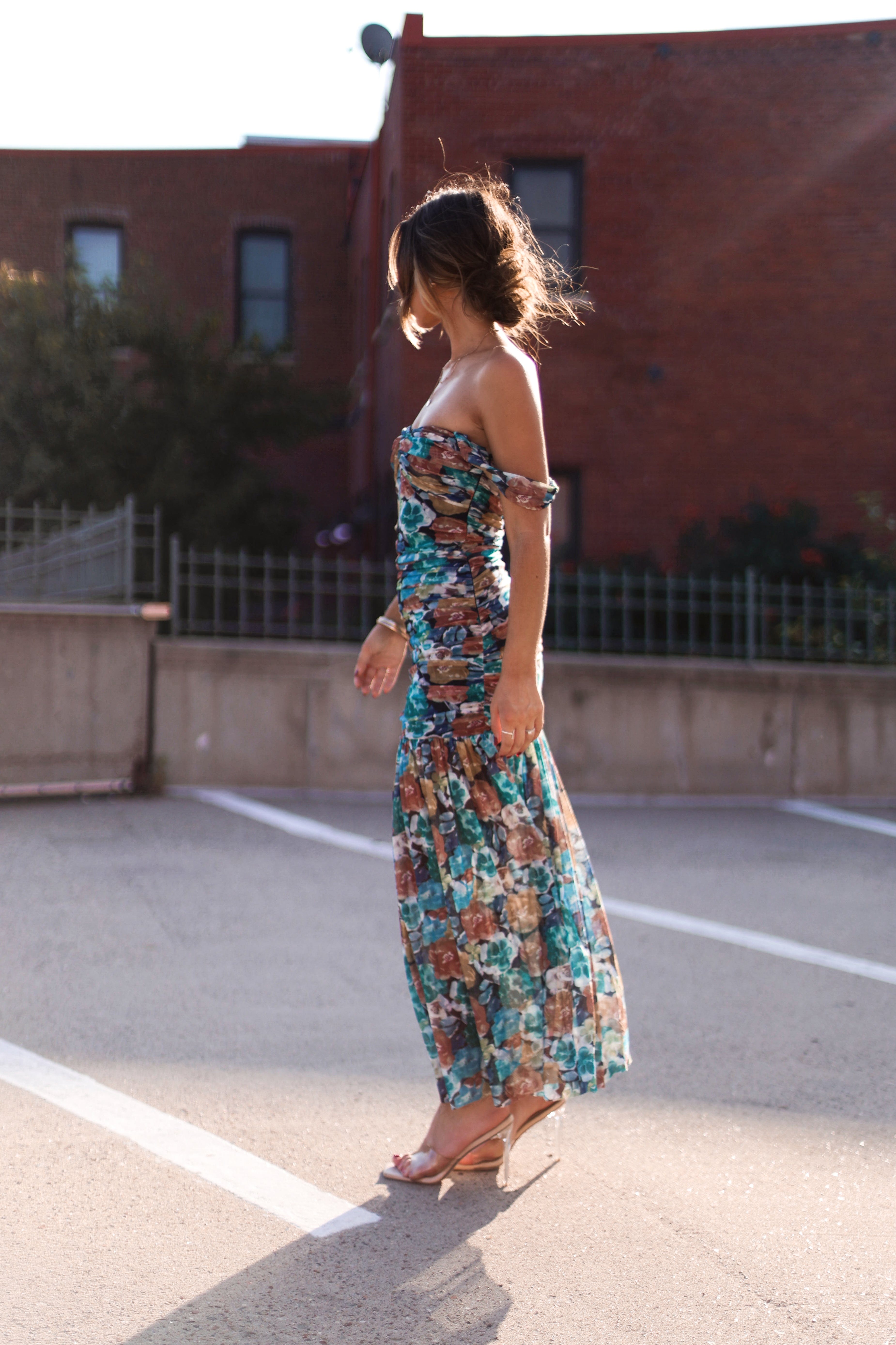 Island Blossom Maxi Dress