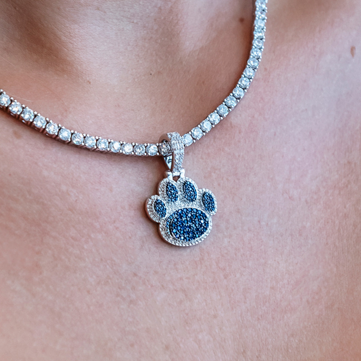 Penn State Nittany Lions Paw Official NCAA Micro Pendant