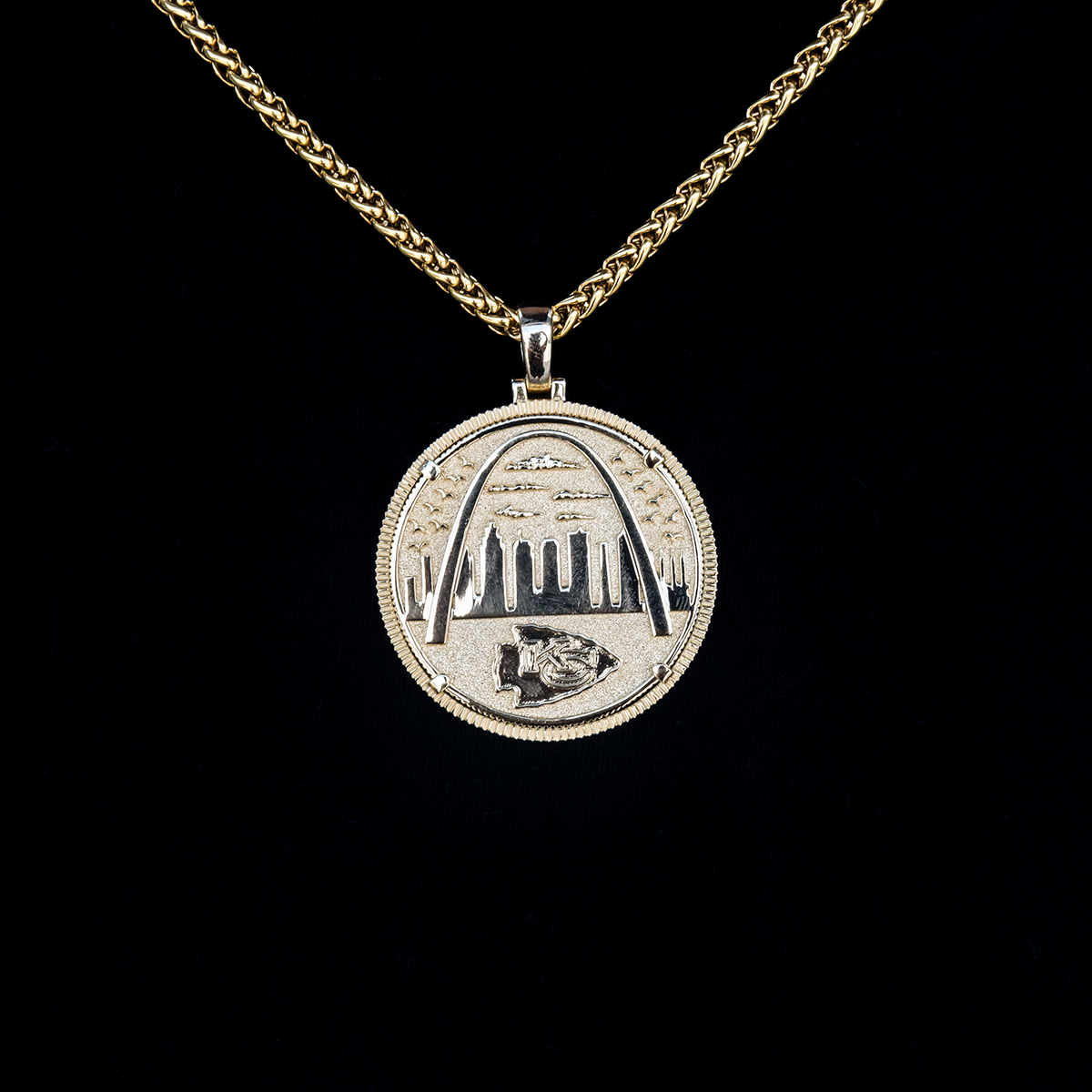 Kansas City Chiefs Official NFL Coin Pendant