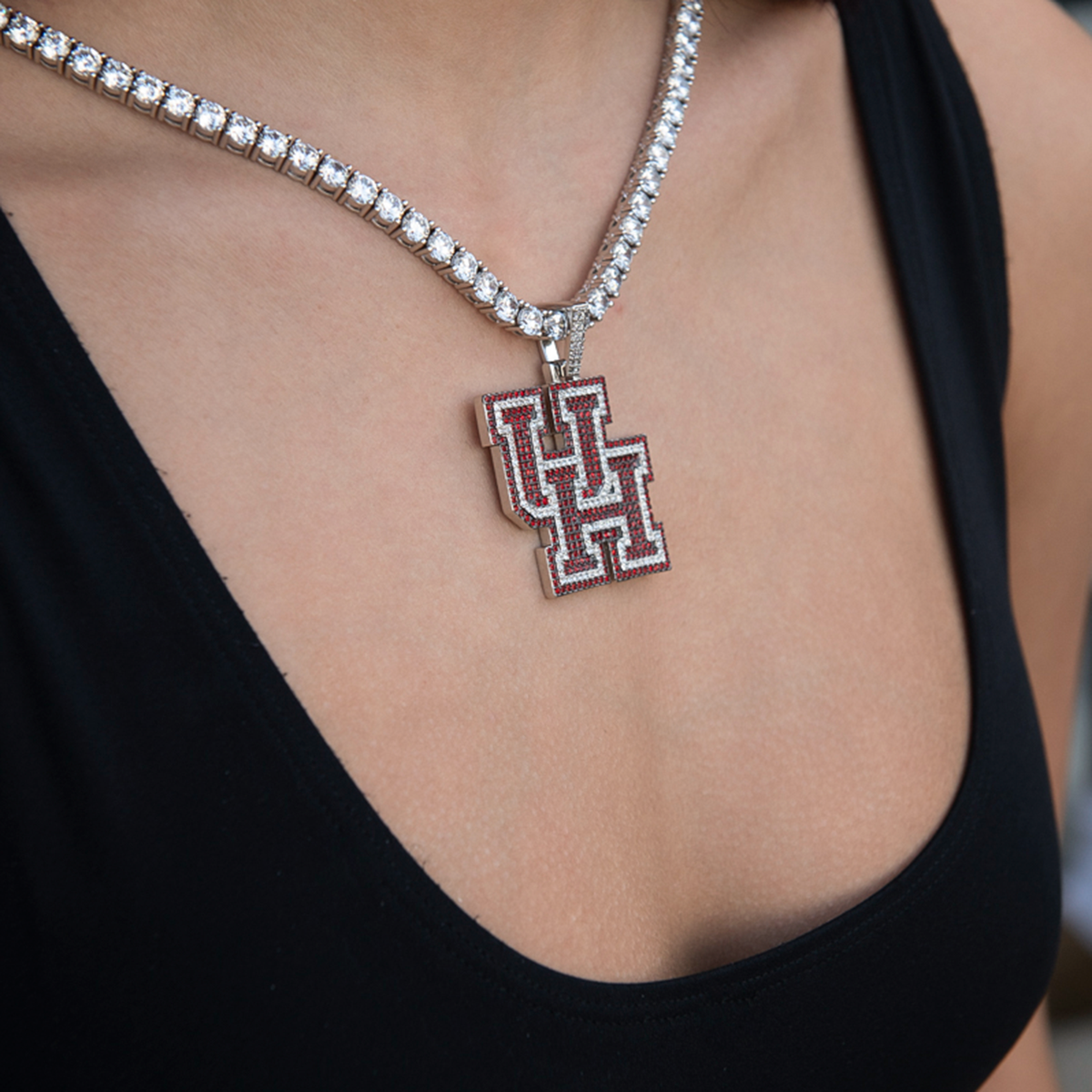 Houston Cougars Official NCAA Logo Pendant