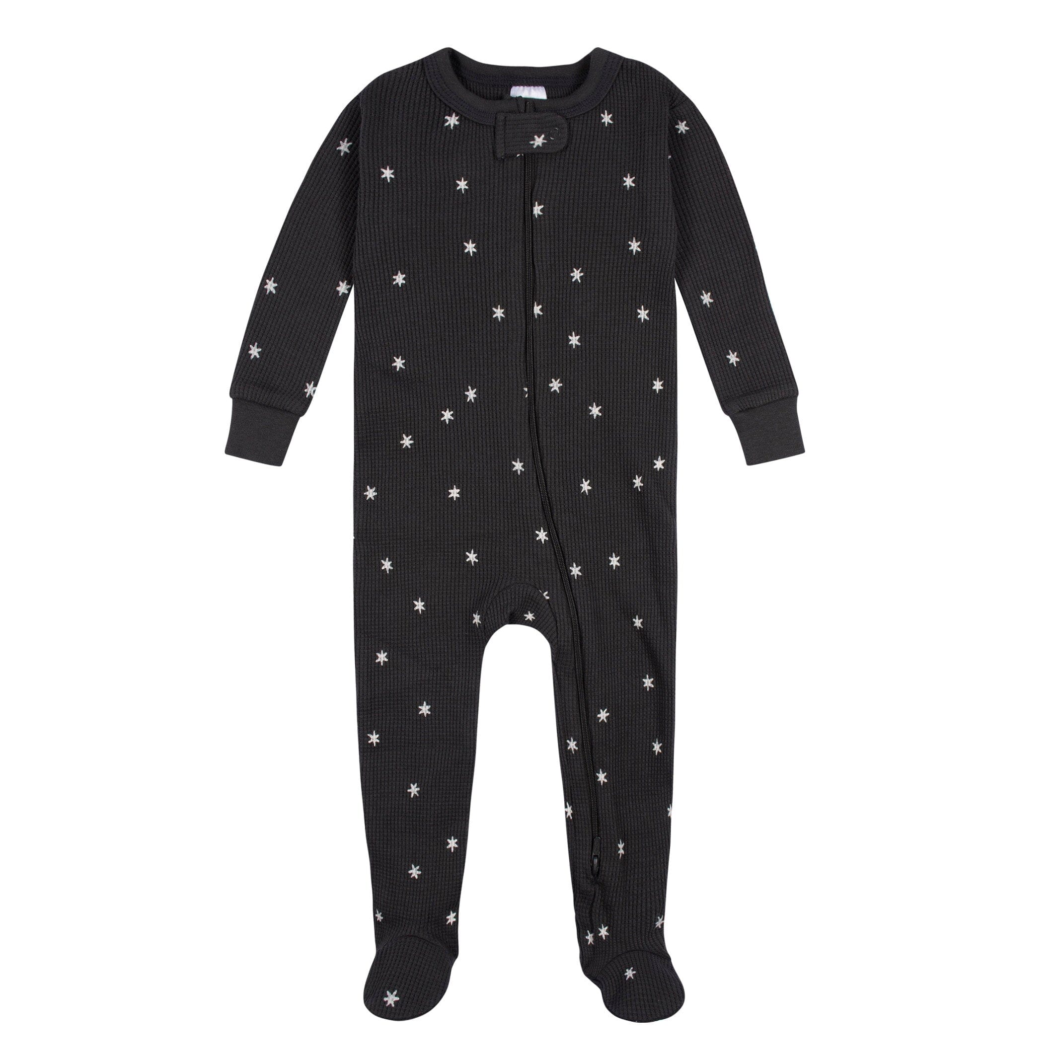 Baby Neutral Starburst Snug Fit Footed Pajamas