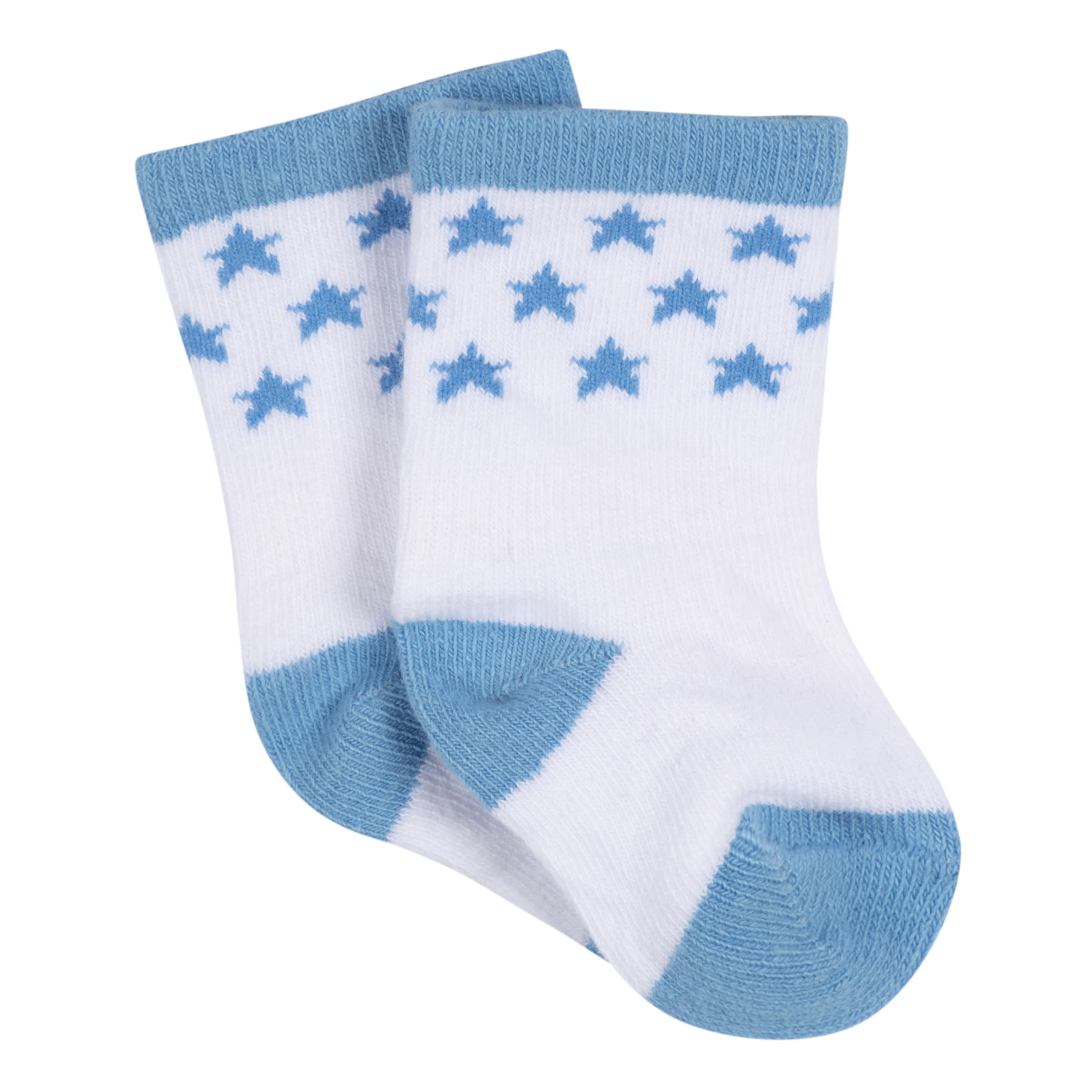 3-Pack Baby Boys Boy Stars Jersey Crew Socks