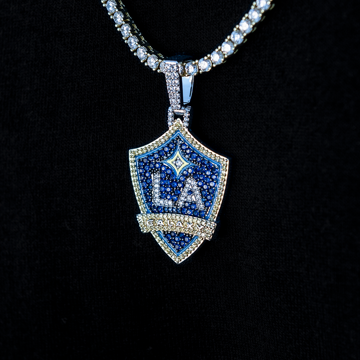 LA Galaxy Official MLS Logo Pendant