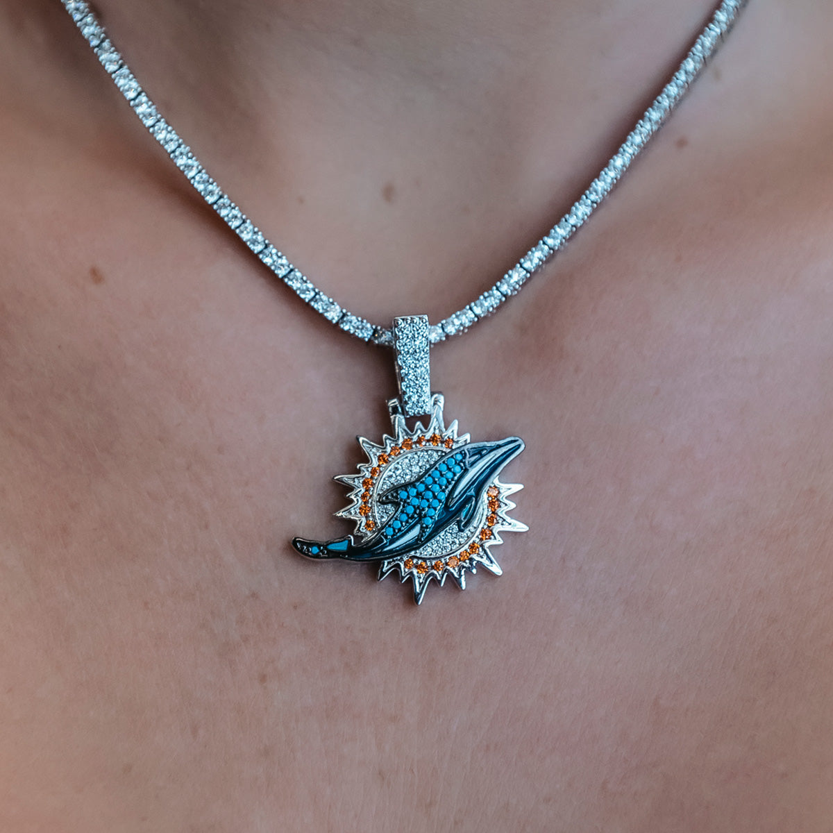 Miami Dolphins Official NFL Pendant