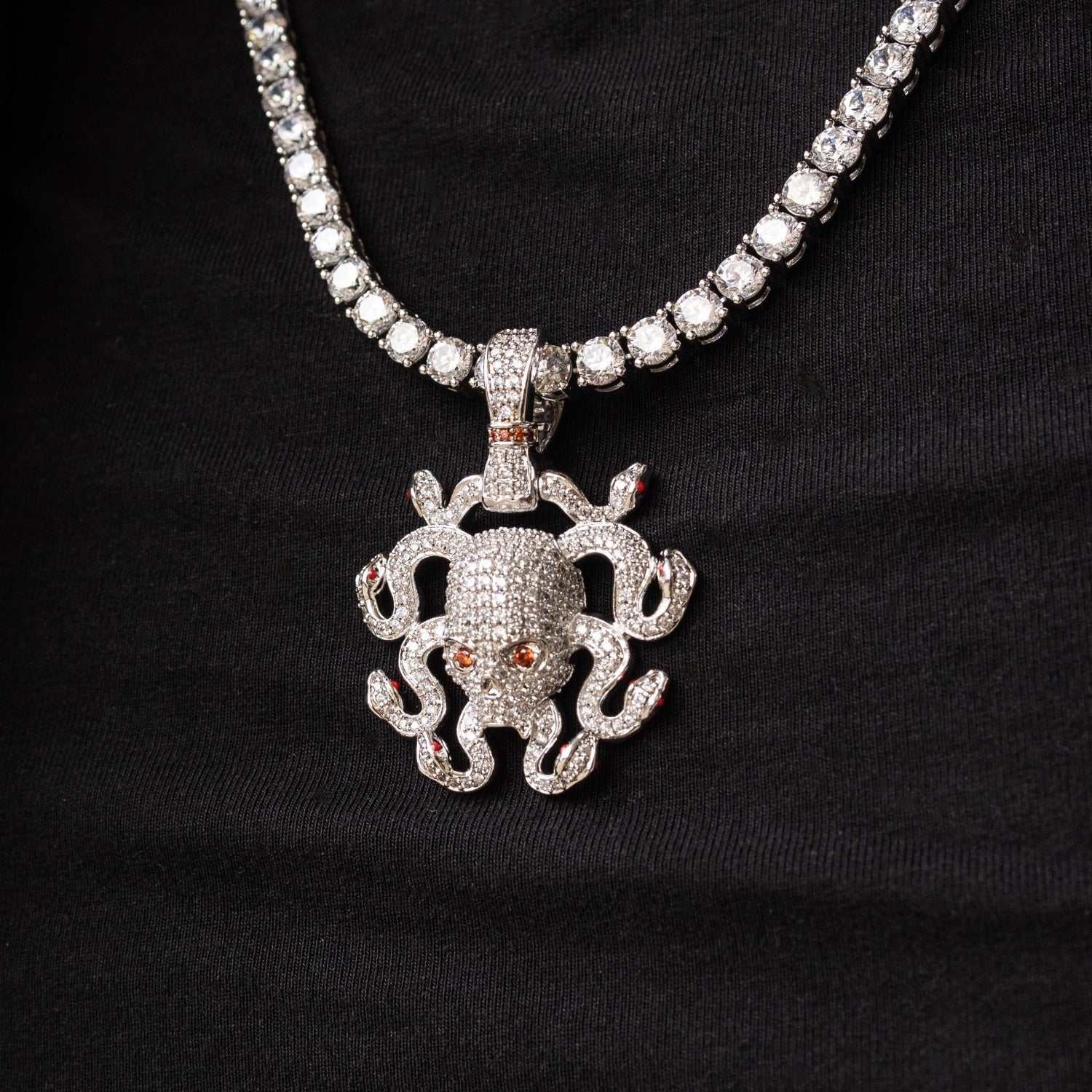 Medusa Skull Pendant