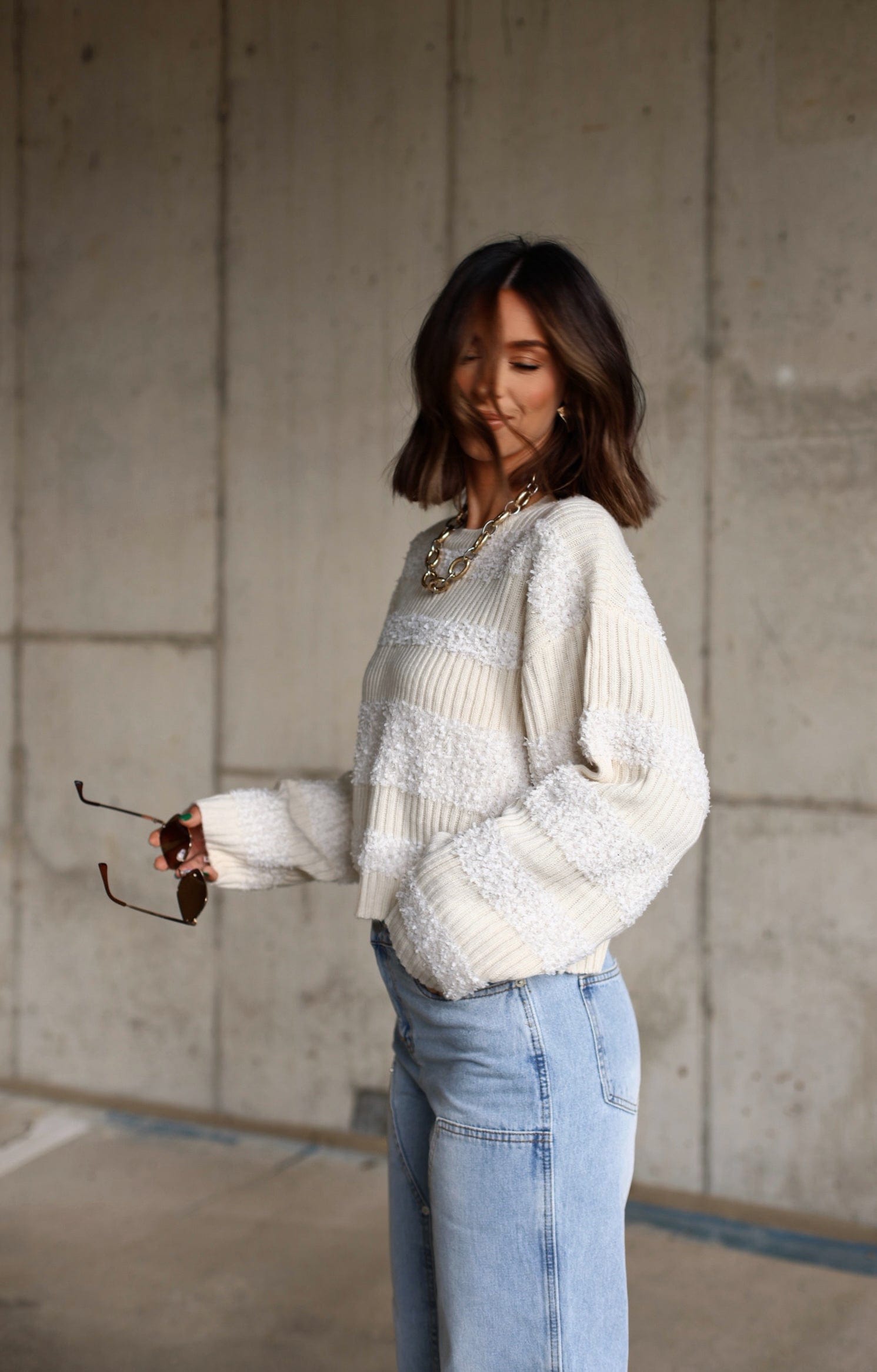 Fuzzy Findings Sweater