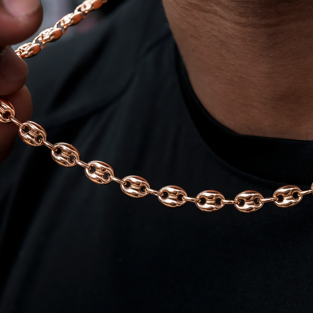 Valentina Chain in Rose Gold- 7mm