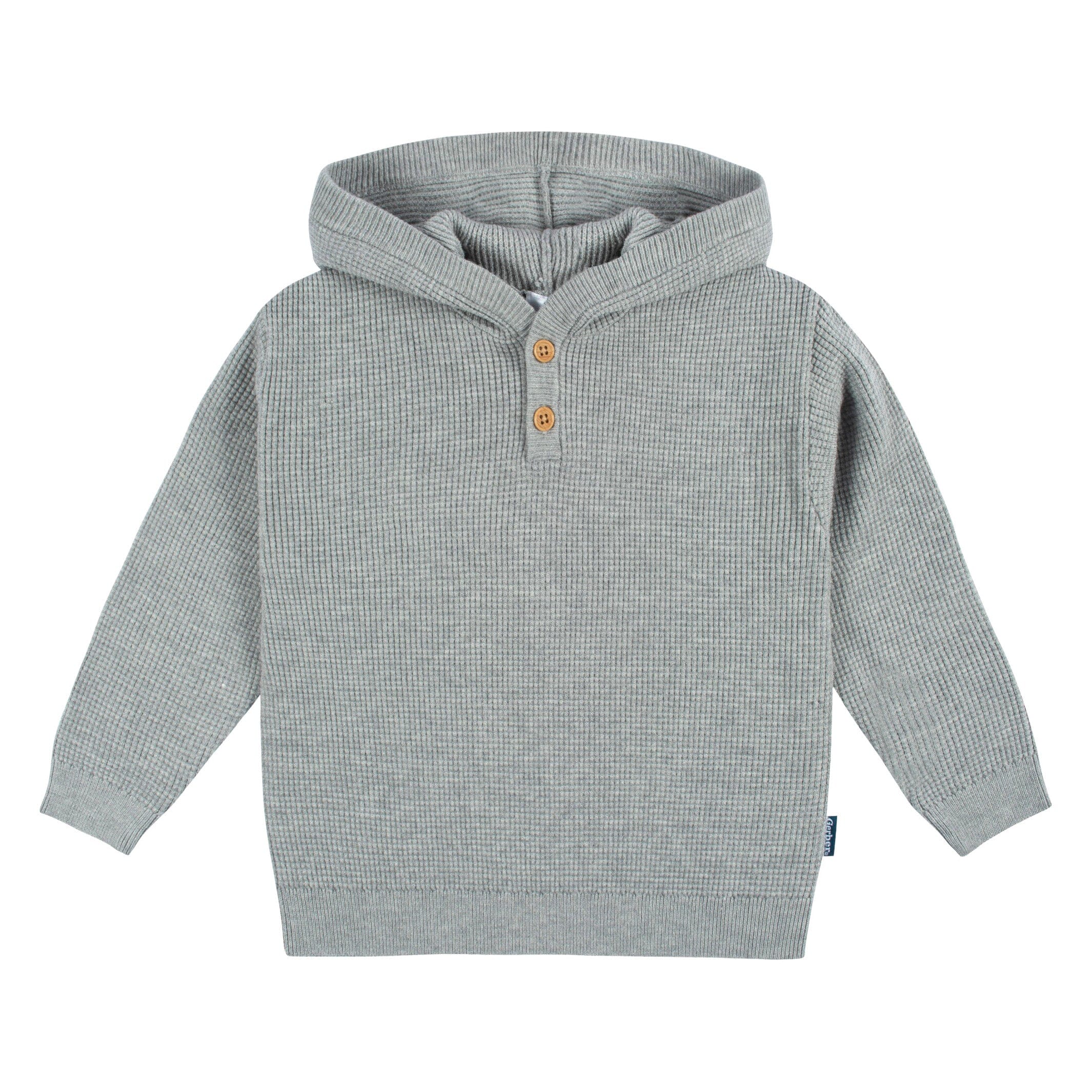 2-Piece Infant and Toddler Boys Heather Gray Sweater Knit Set