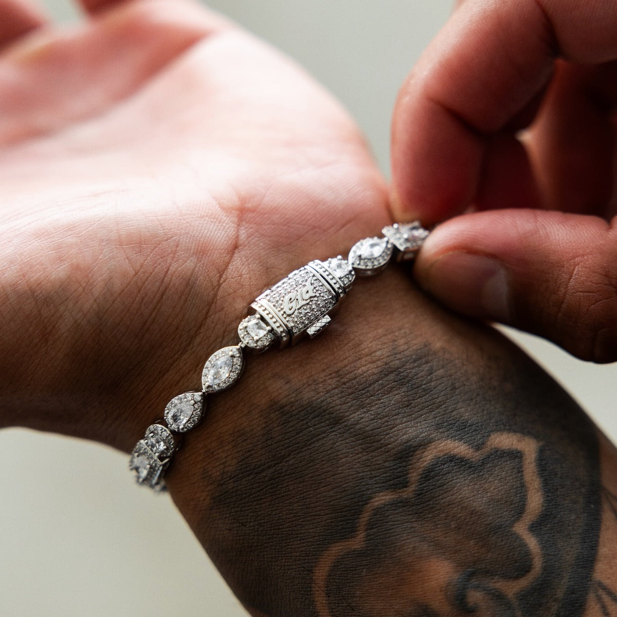 Mixed Diamond Pave Bracelet