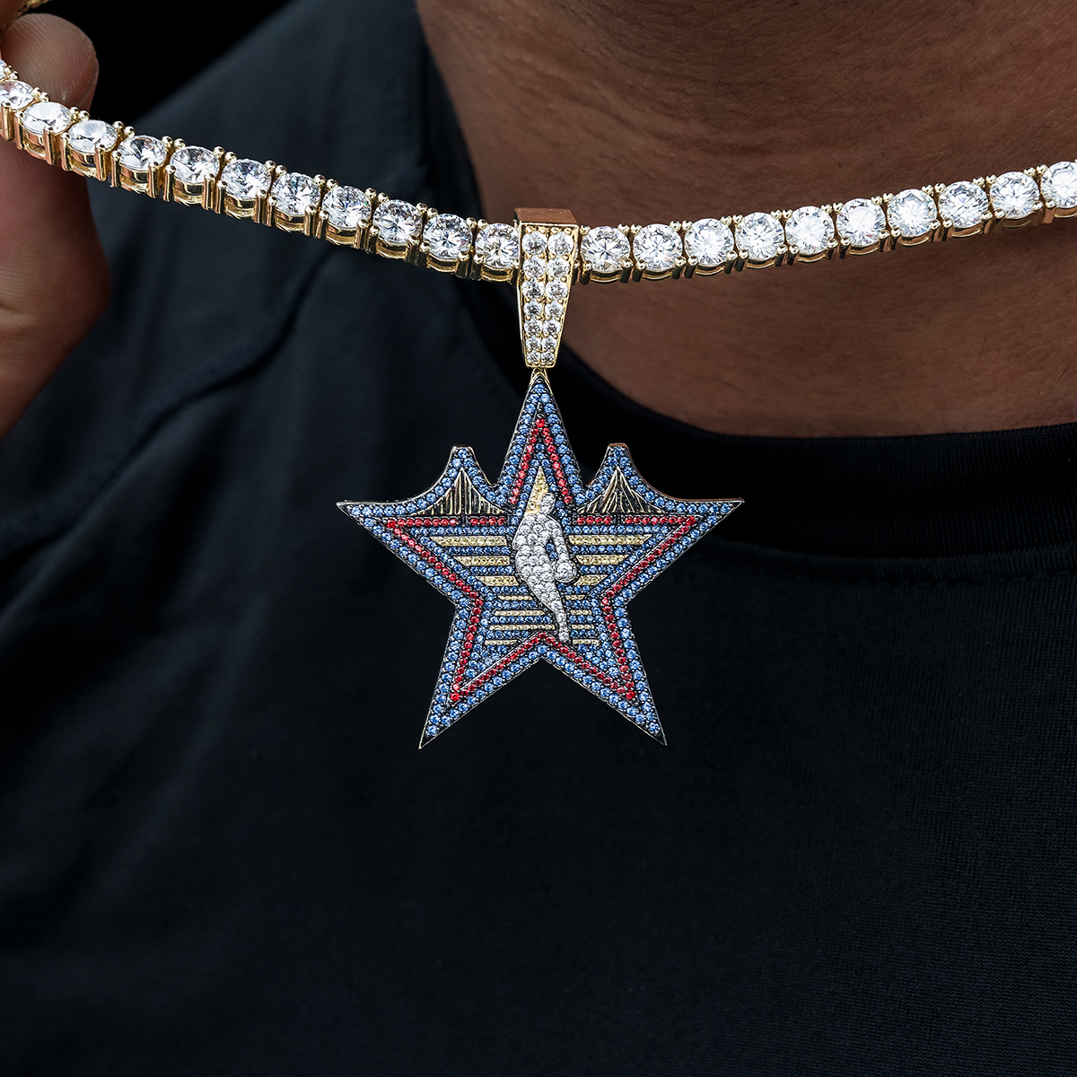 2025 All-Star Game Official NBA Logo Pendant