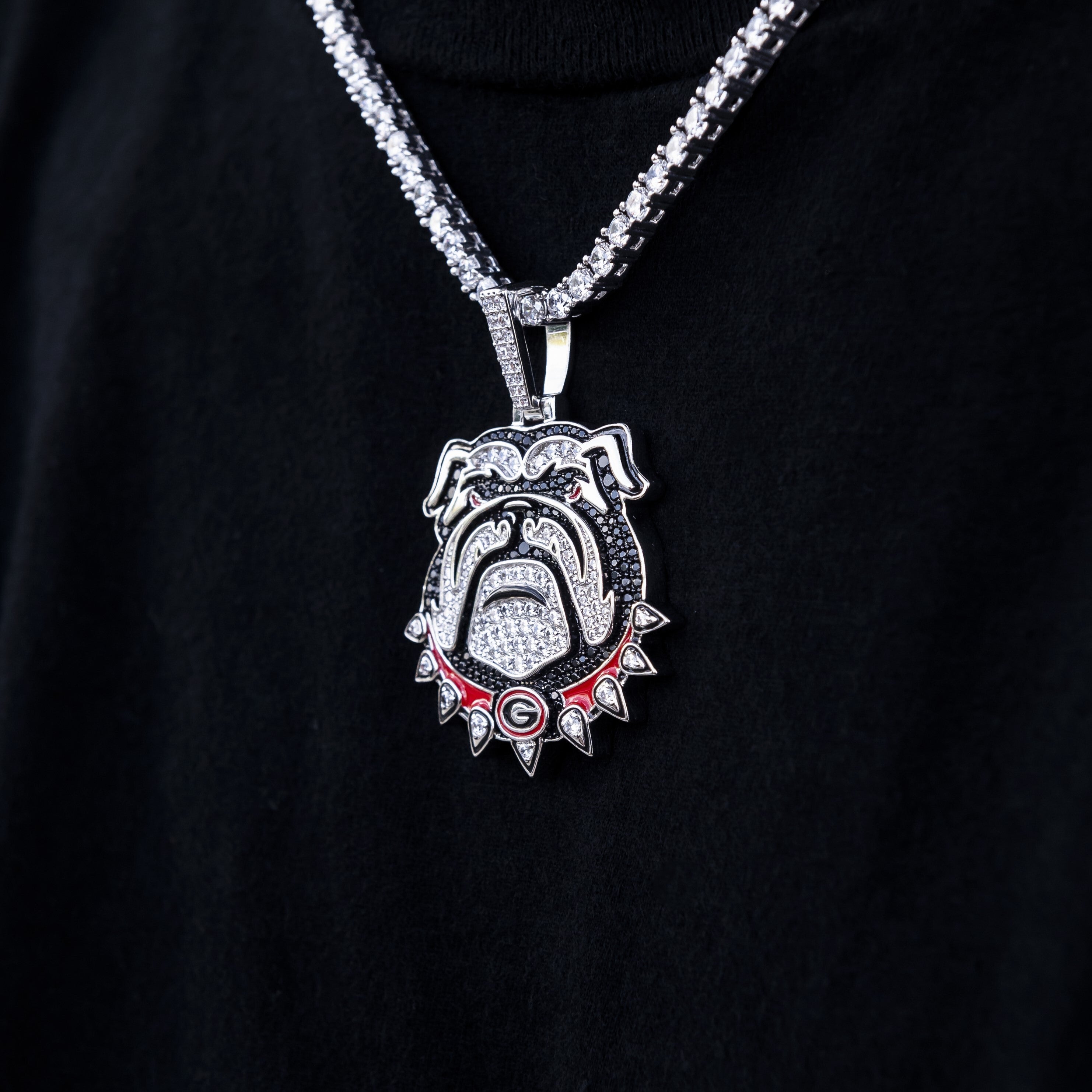 Georgia Bulldogs Official NCAA Mascot Pendant