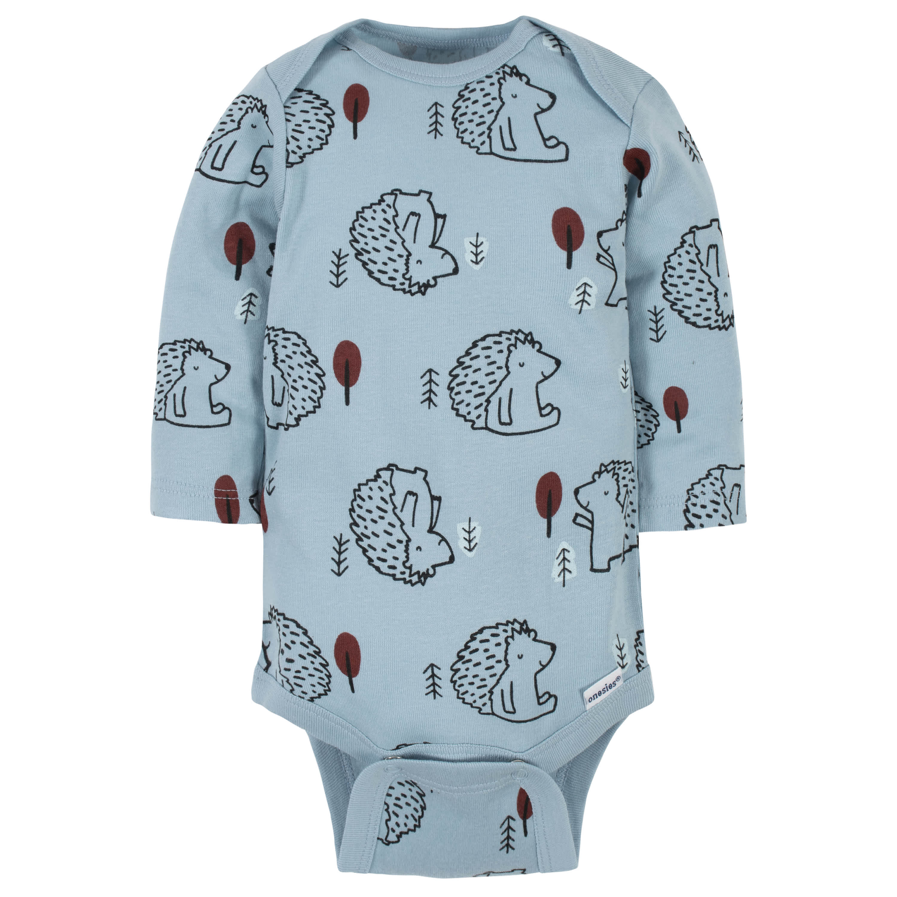 5-Pack Baby Boys Fox Long Sleeve Onesies Bodysuits