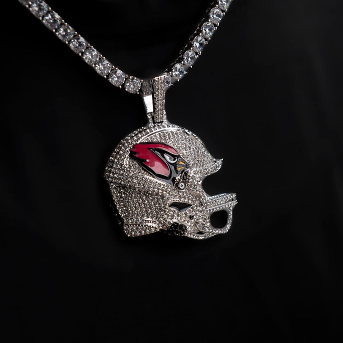 Official NFL 2025 Edition Arizona Cardinals Helmet Pendant