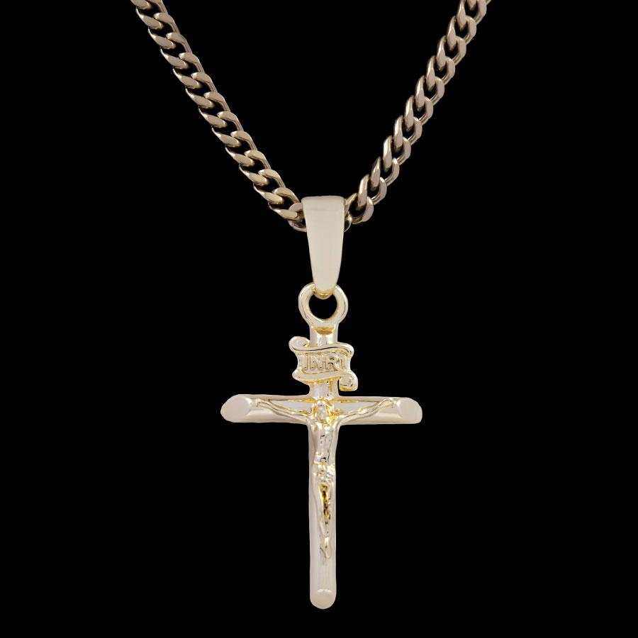 Crucifix in Yellow Gold