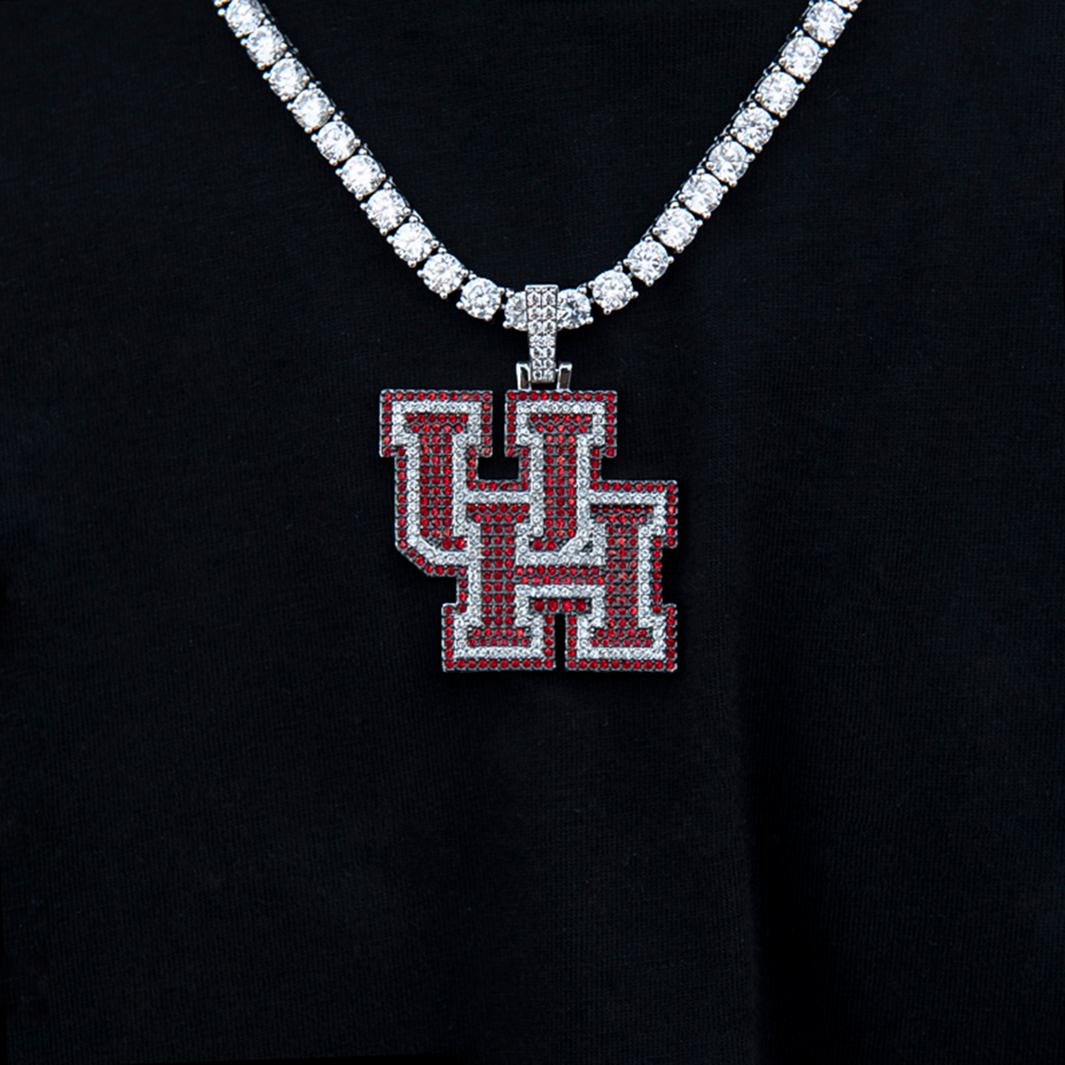 Houston Cougars Official NCAA Logo Pendant