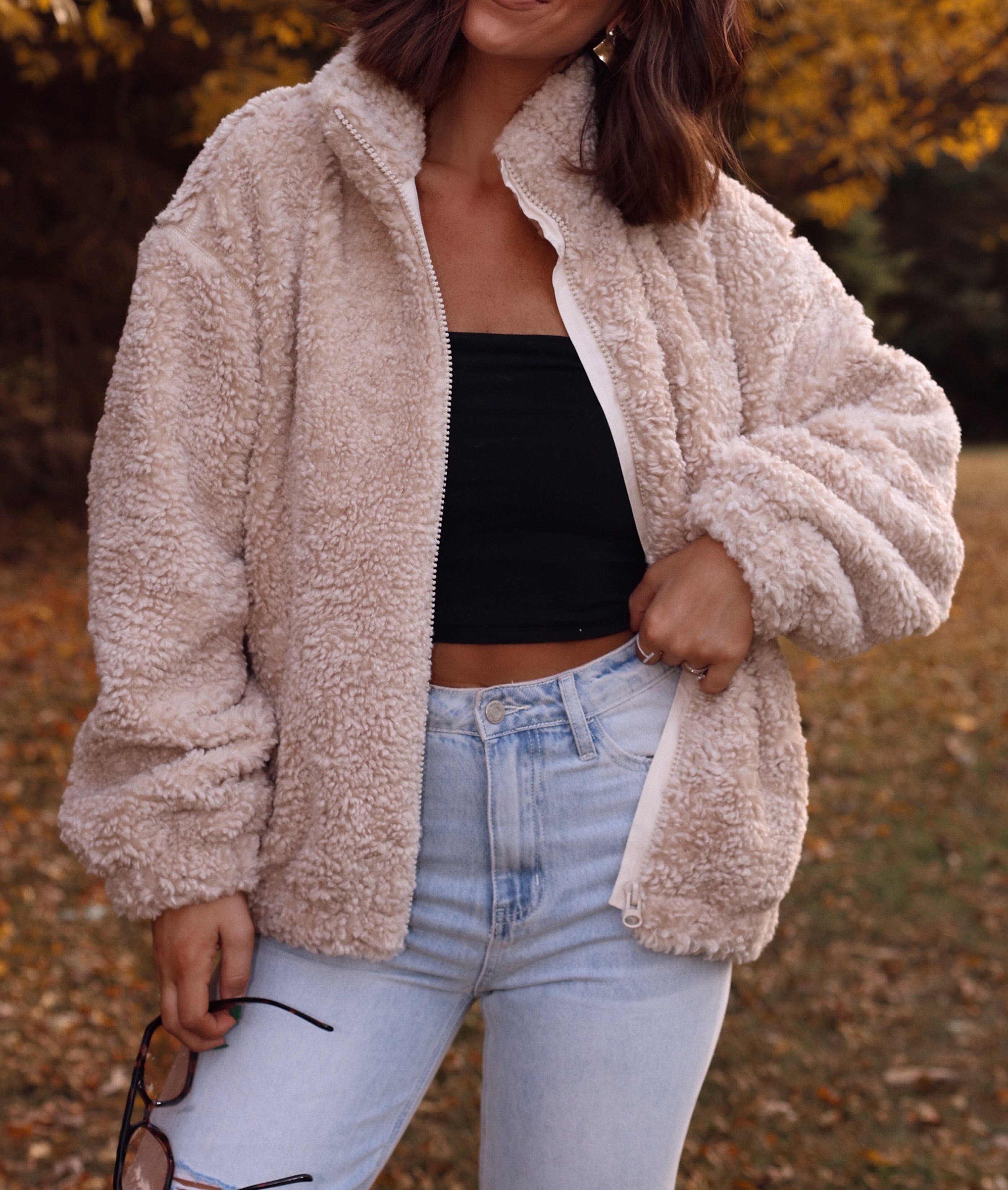 Natural Teddy Bear Jacket