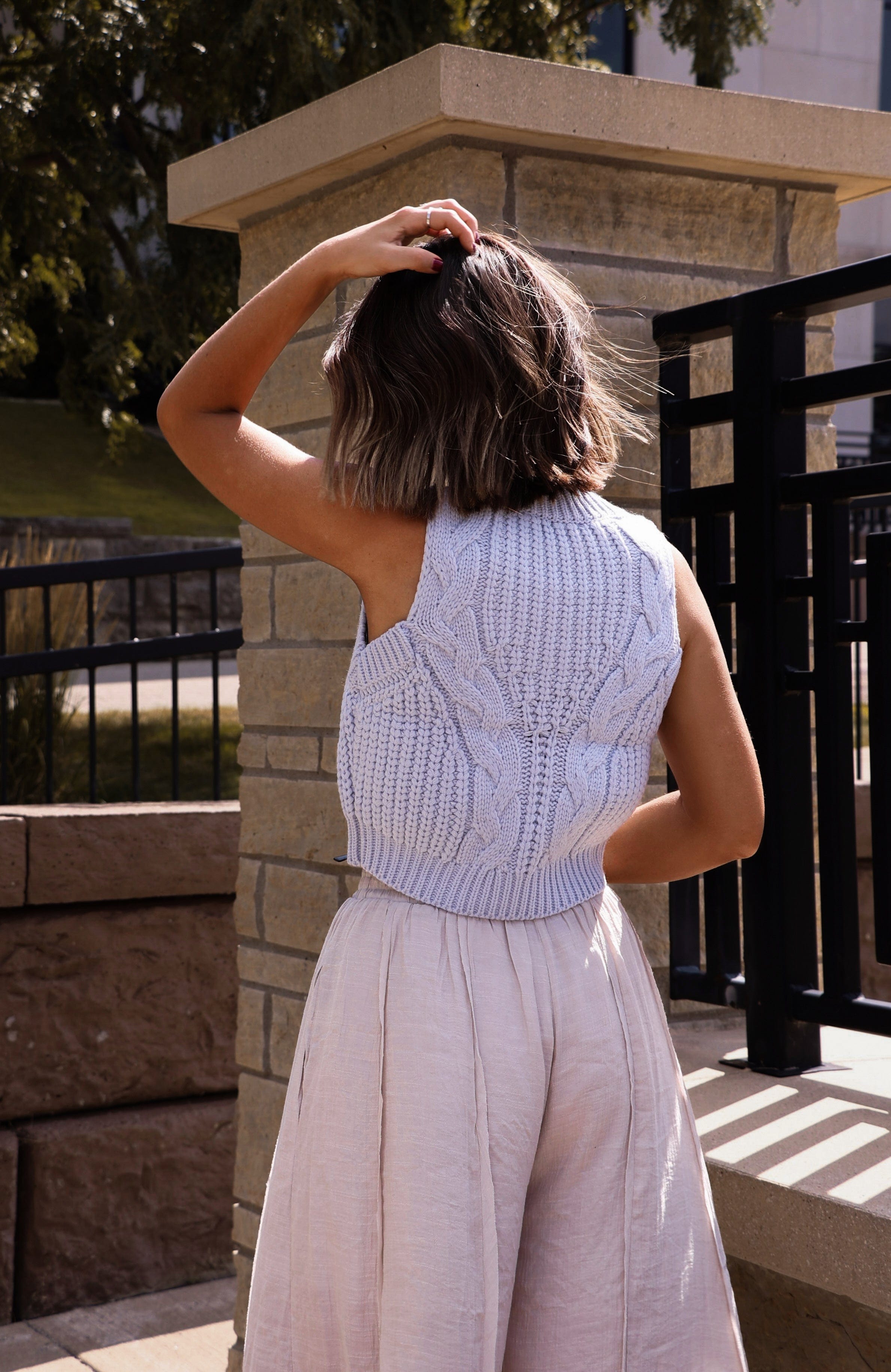 Charming Cable Knit Tank