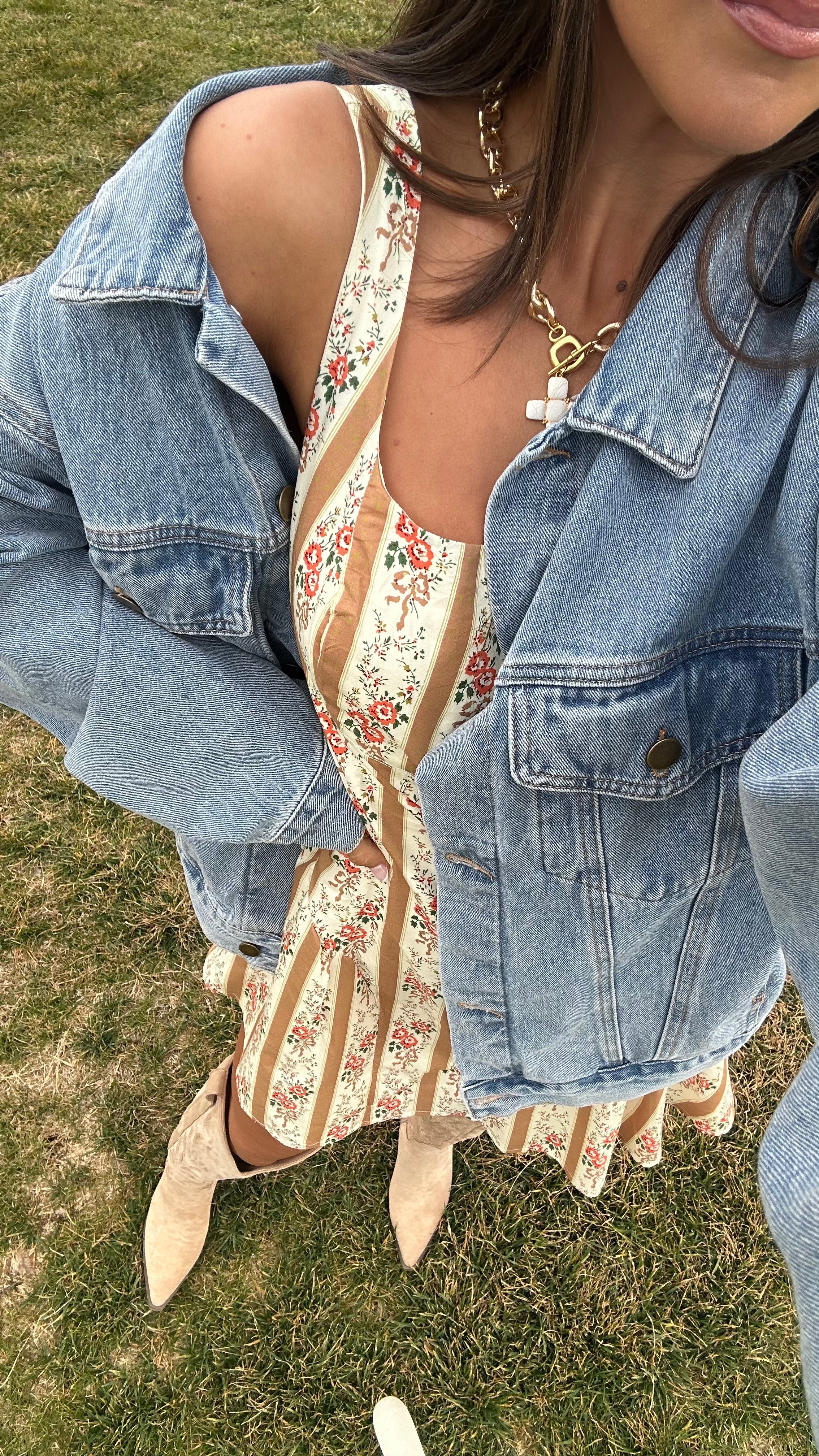 Denim Oversized Claudia Jacket