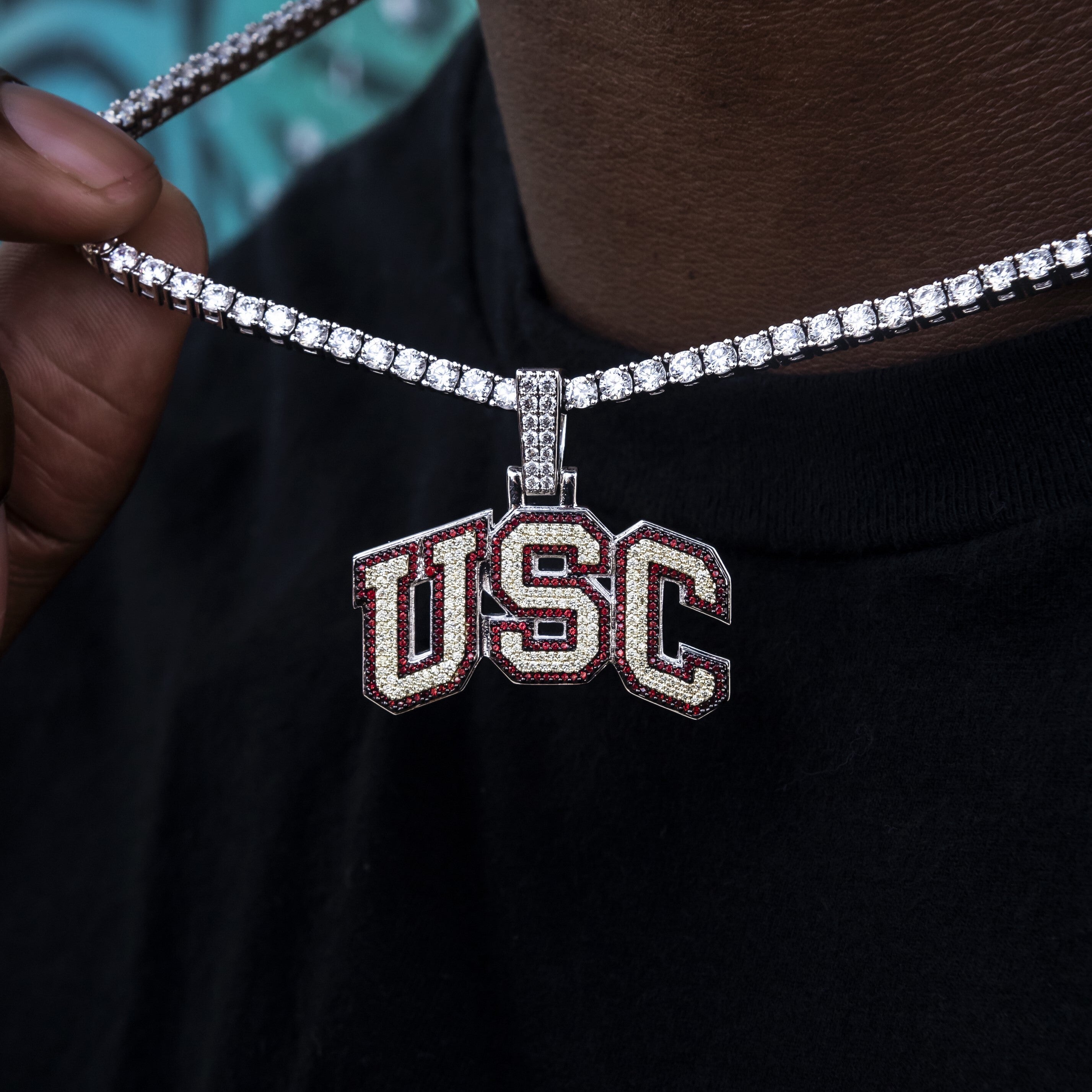 USC Trojans Logo Official NCAA Pendant