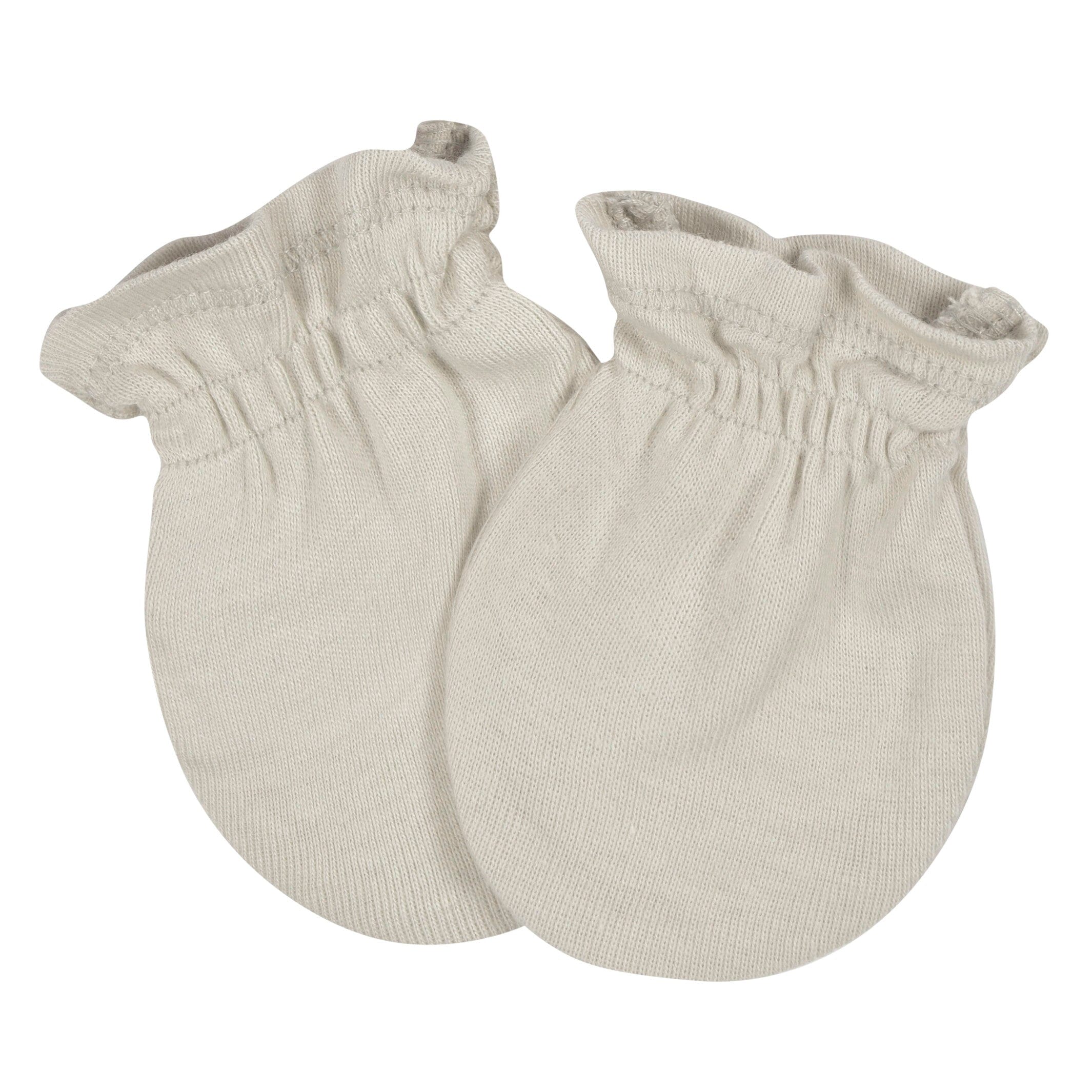 3-Pack Baby Neutral Vegetables No Scratch Mittens