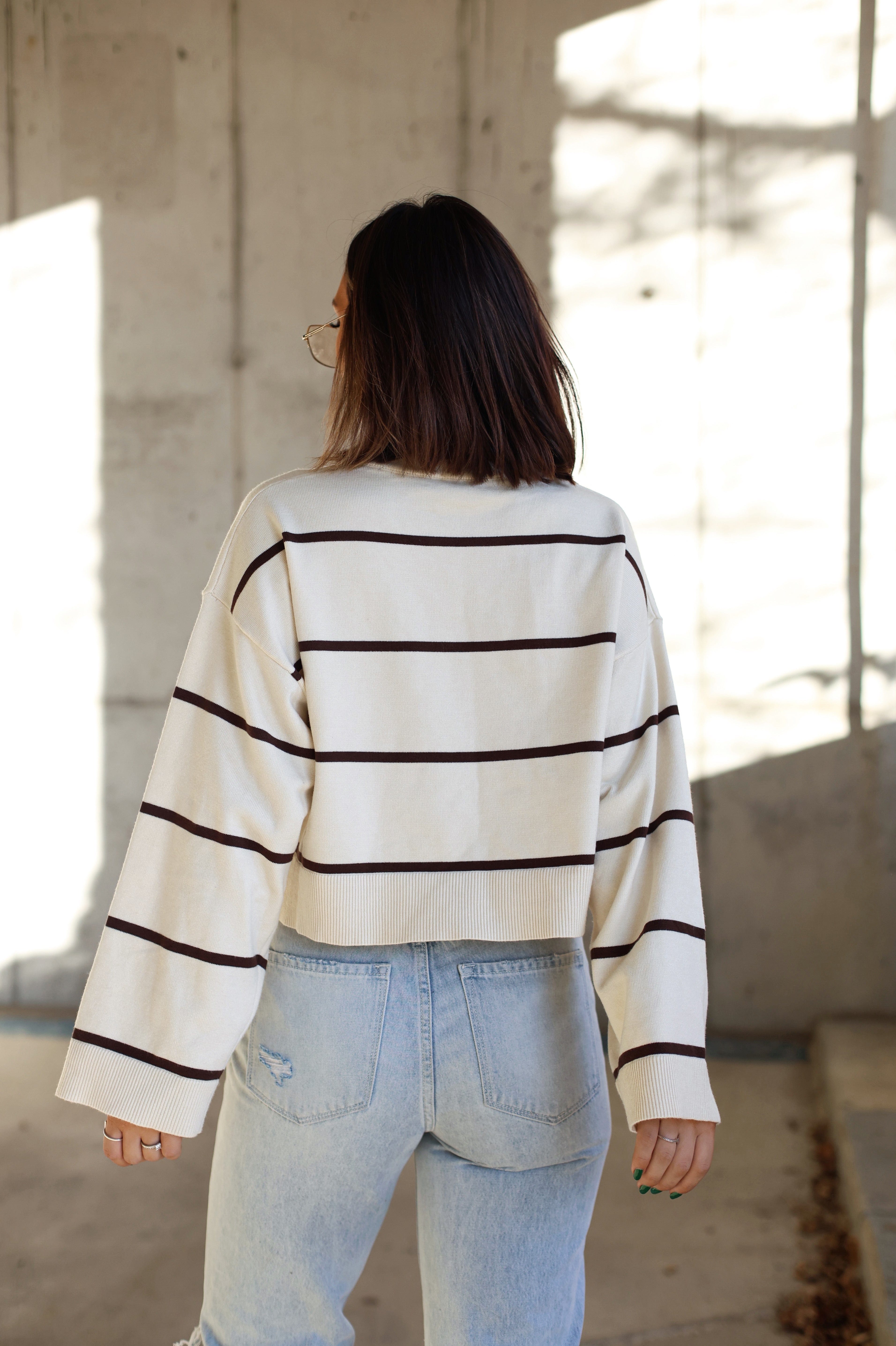 Toasty Striped Sweater