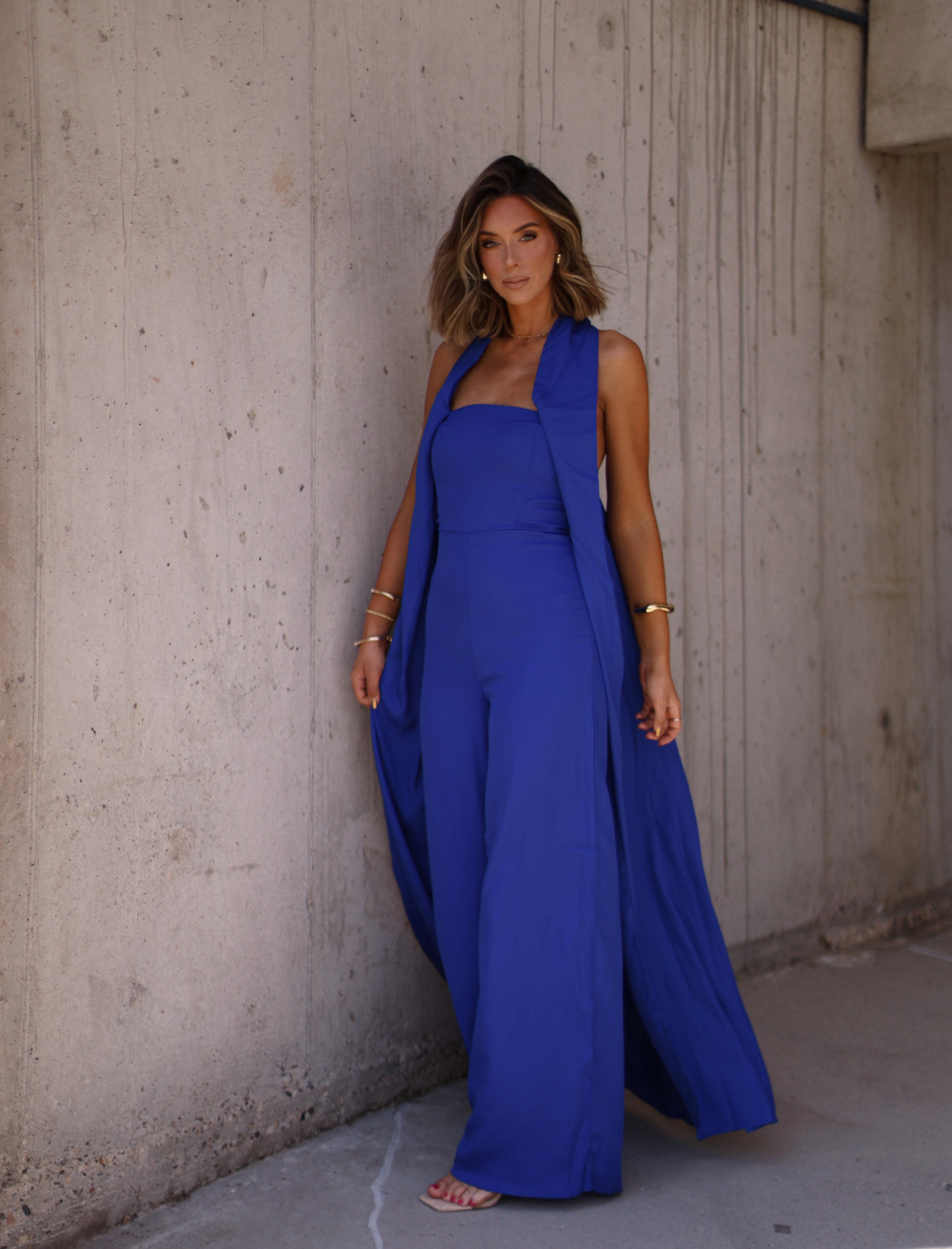 Bold In Blue Jumpsuit