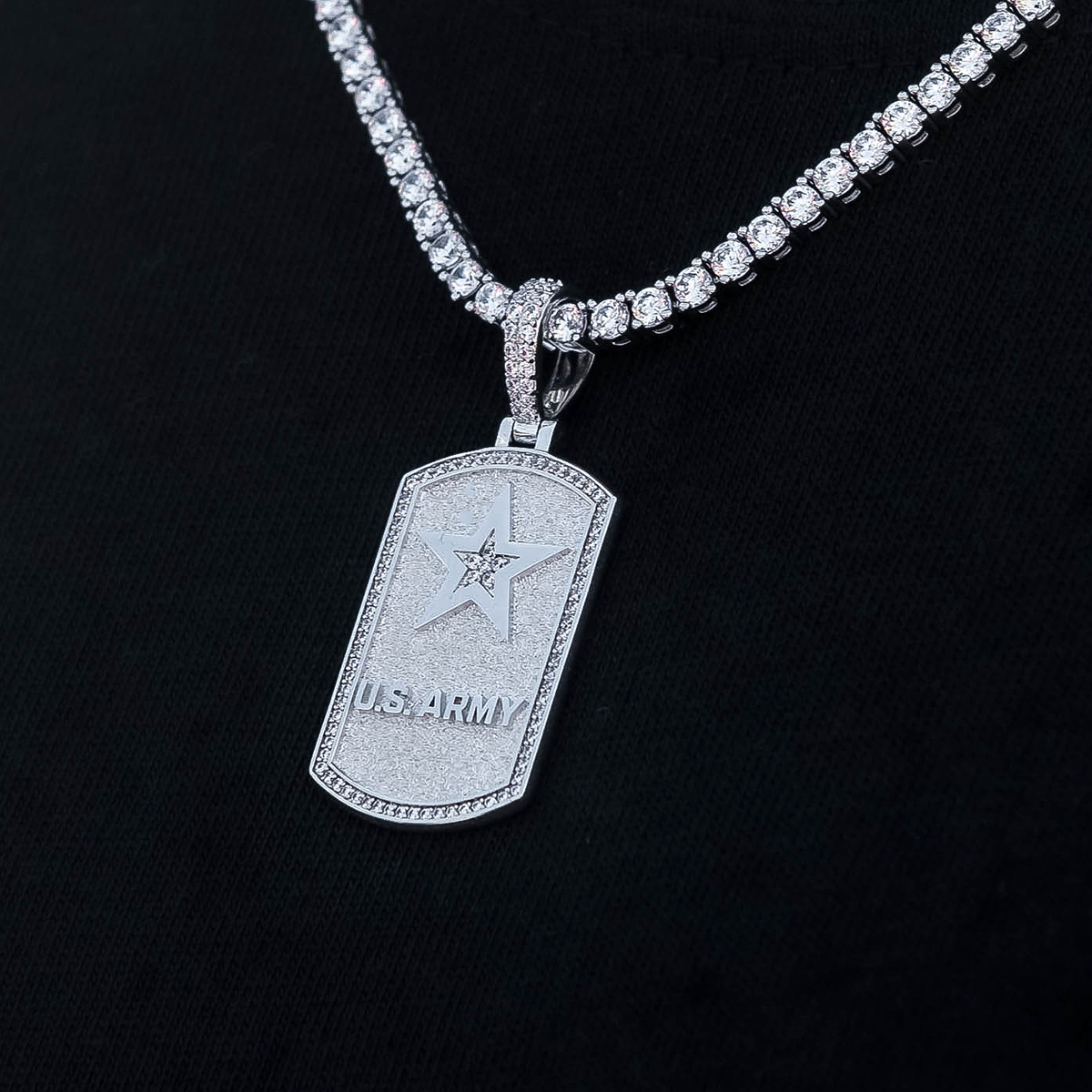 U.S. Army Dog Tag Pendant