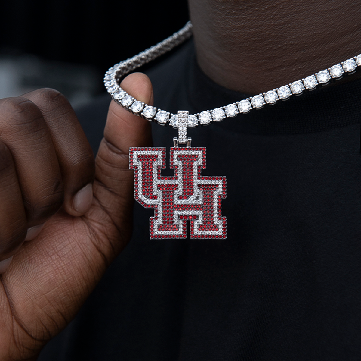 Houston Cougars Official NCAA Logo Pendant