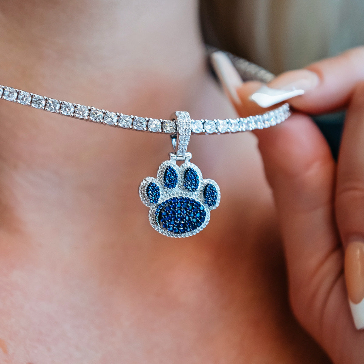 Penn State Nittany Lions Paw Official NCAA Micro Pendant