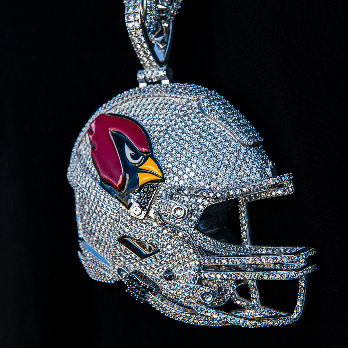 Giant Arizona Cardinals Official NFL Helmet Pendant