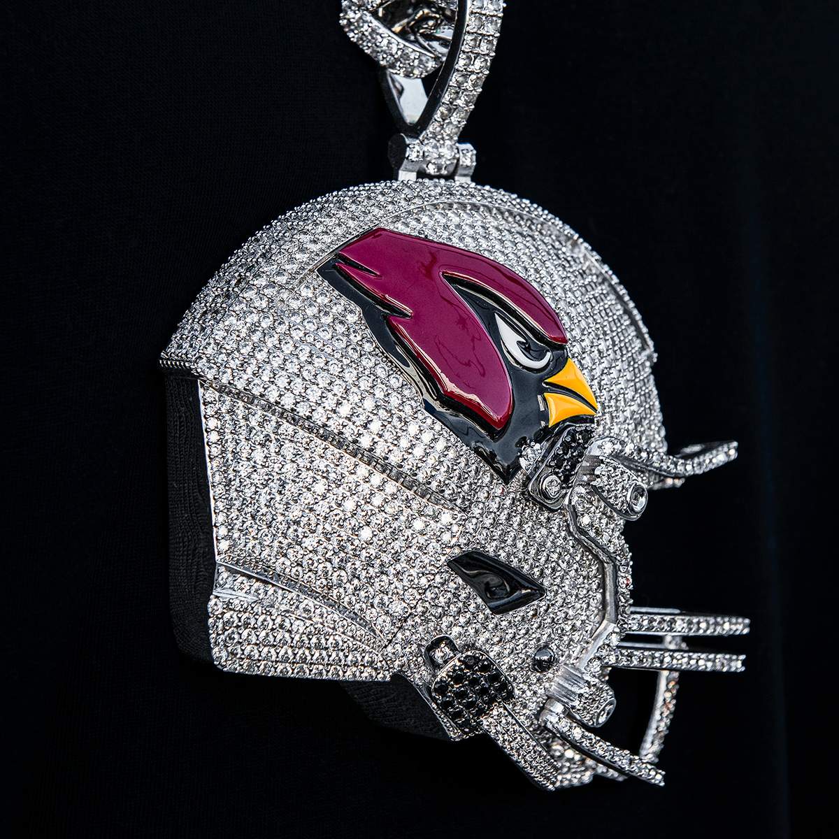 Giant Arizona Cardinals Official NFL Helmet Pendant