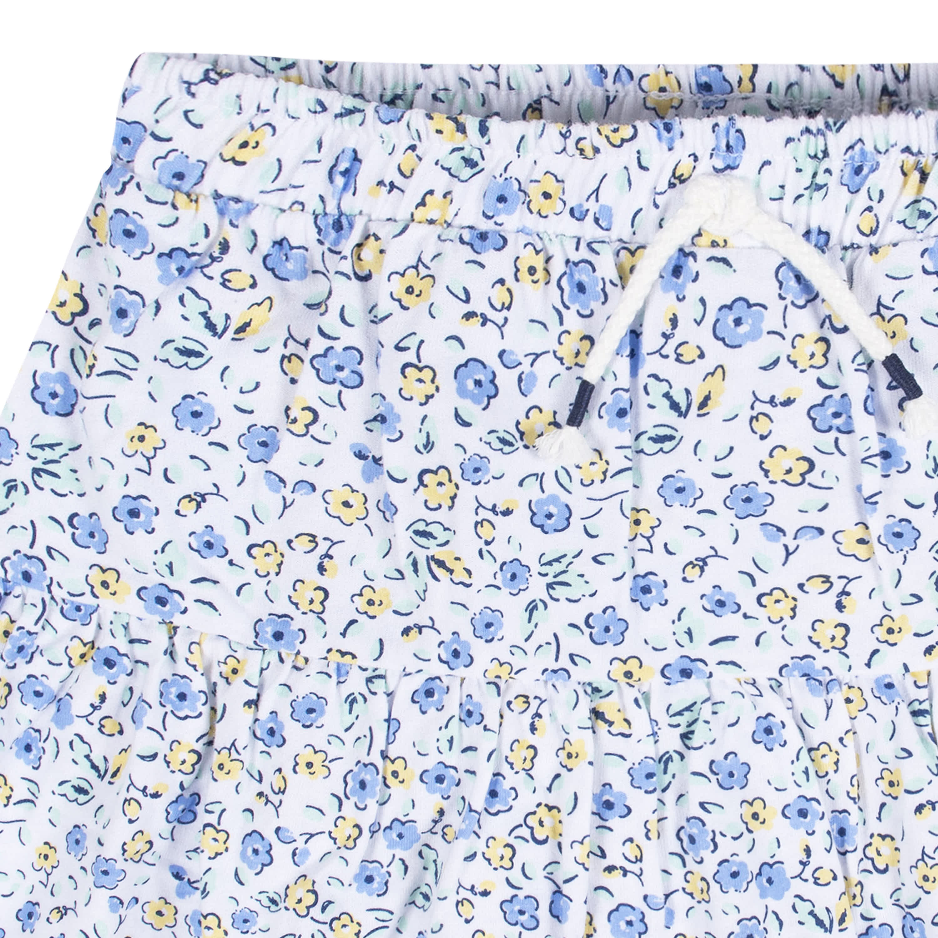 2-Pack Infant & Toddler Girls Blue Floral Skorts