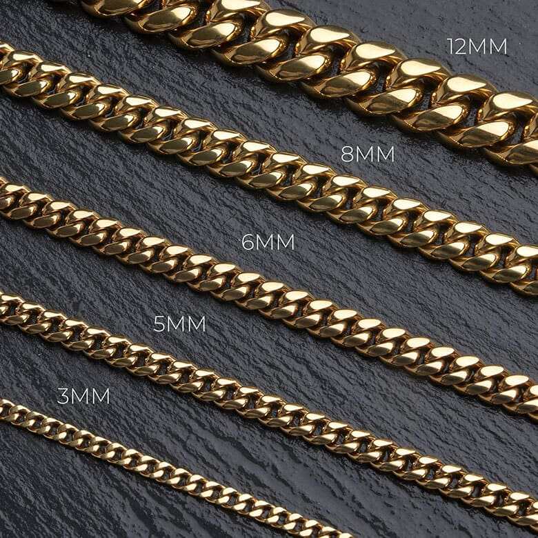 GLD Star Link Chain in White Gold