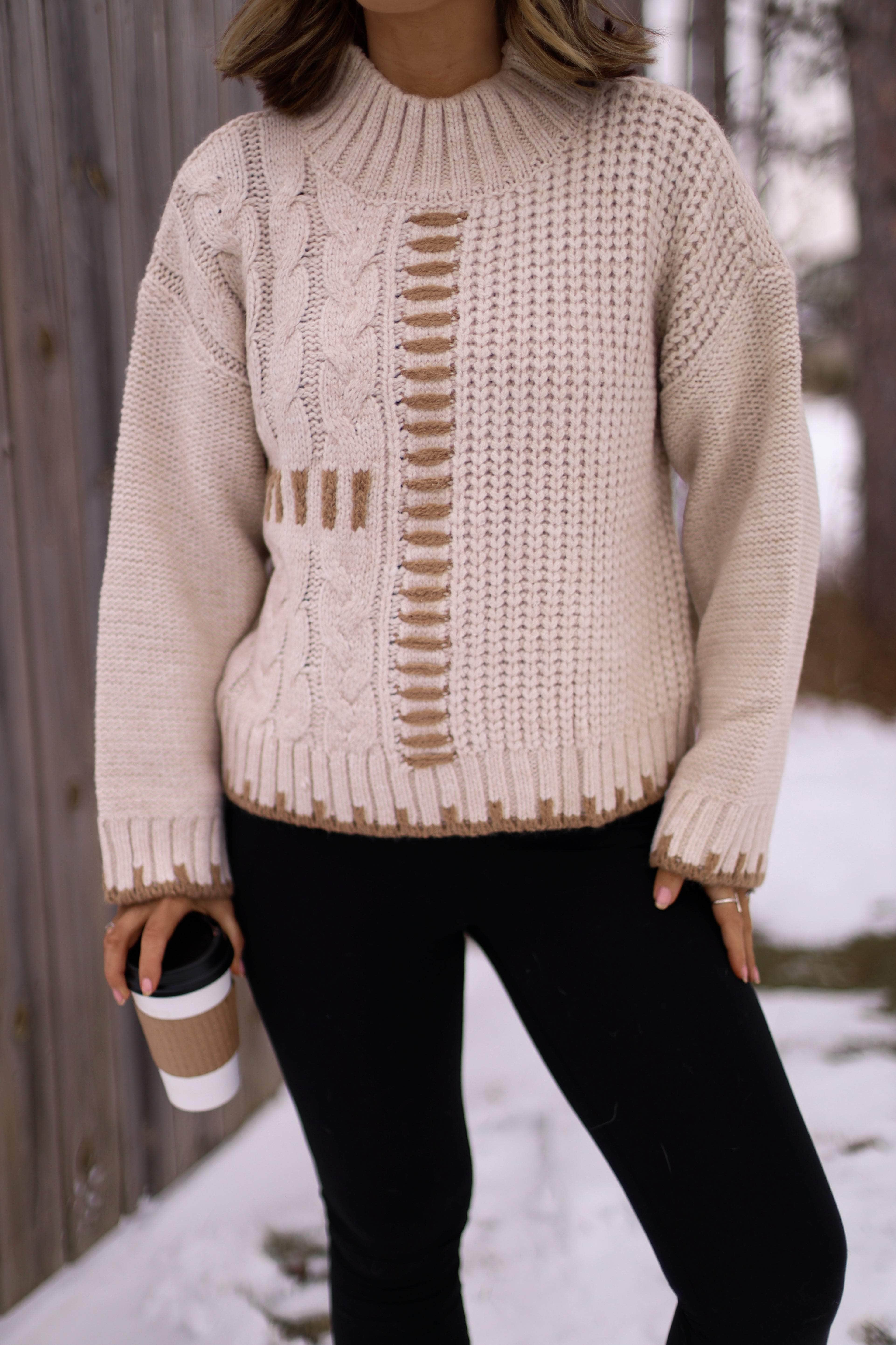 Stitched Together Sweater