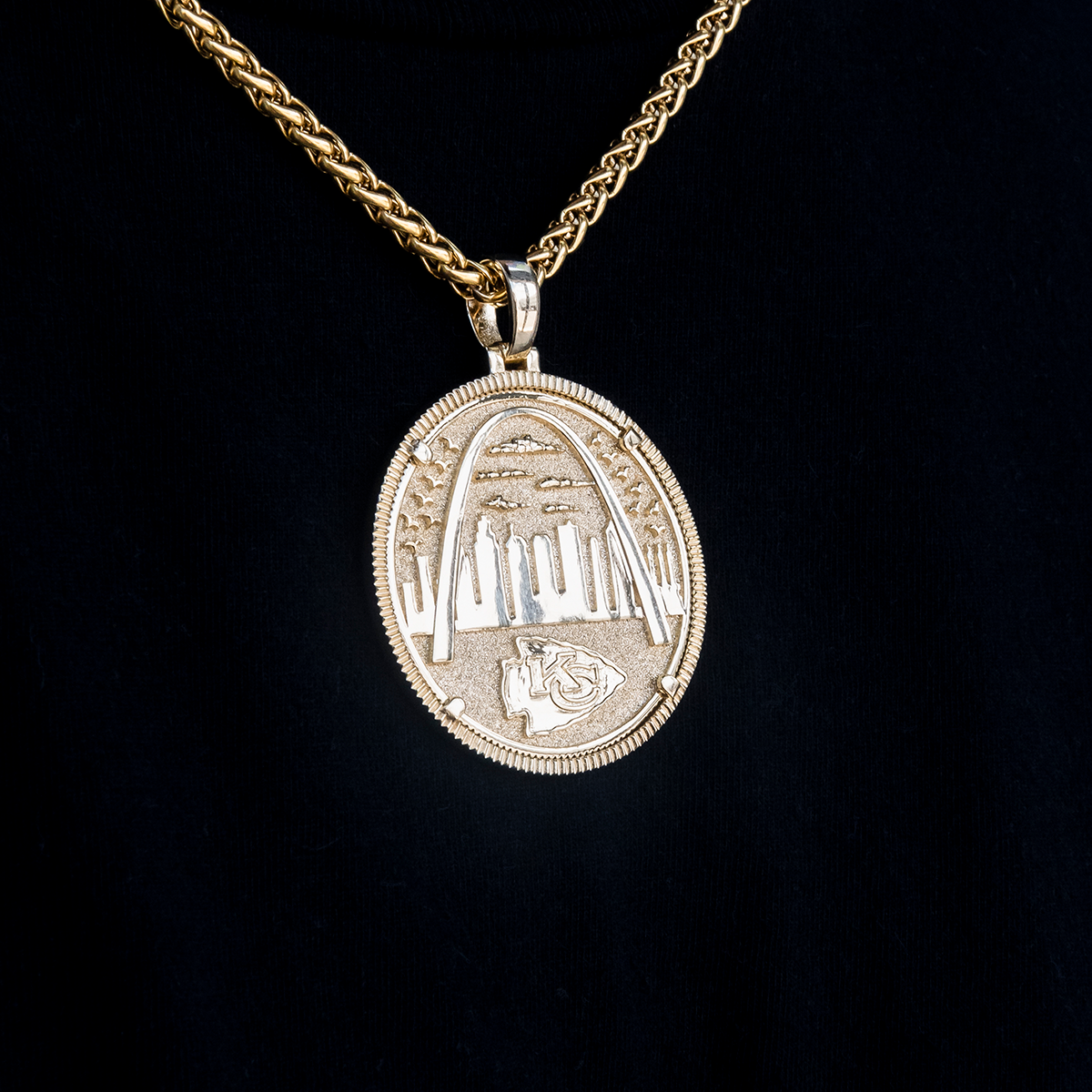 Kansas City Chiefs Official NFL Coin Pendant