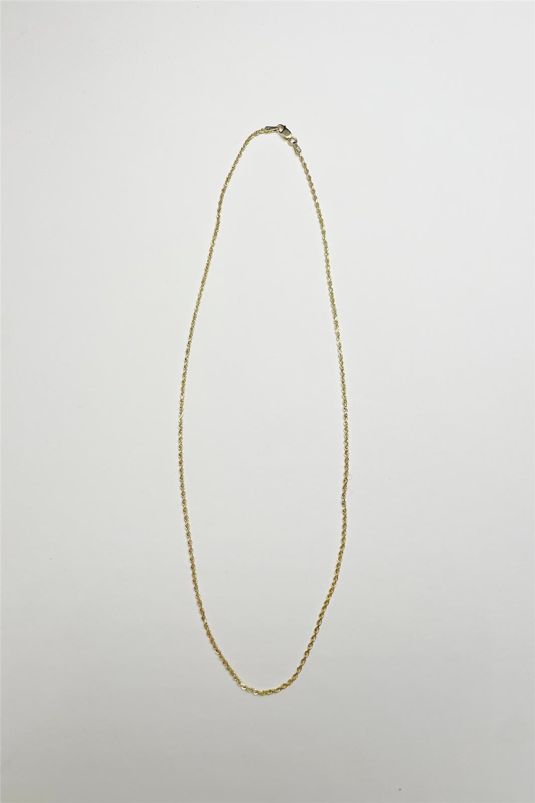 18K Gold Plated Twist Chain Necklace