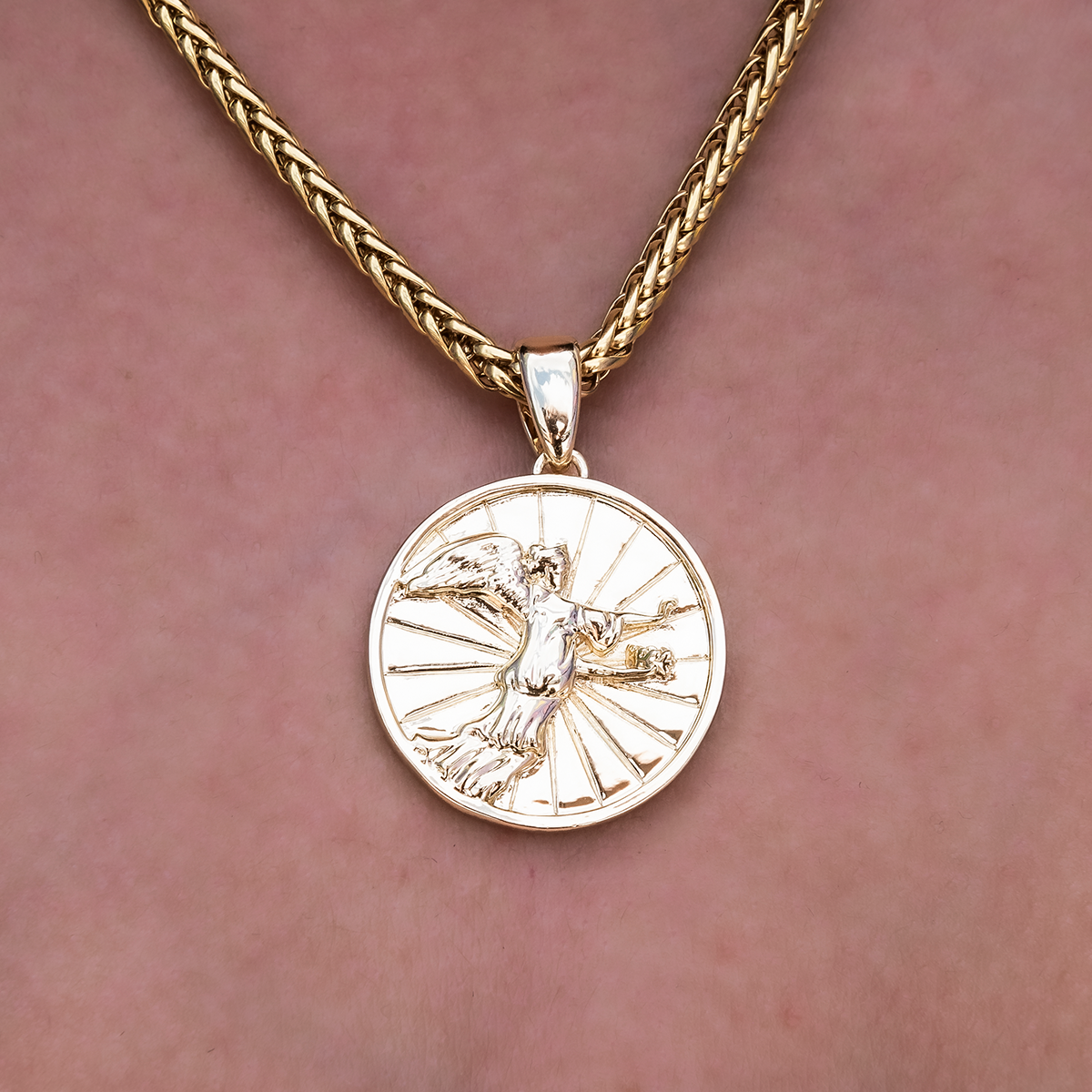 Nike Crowning Coin Pendant