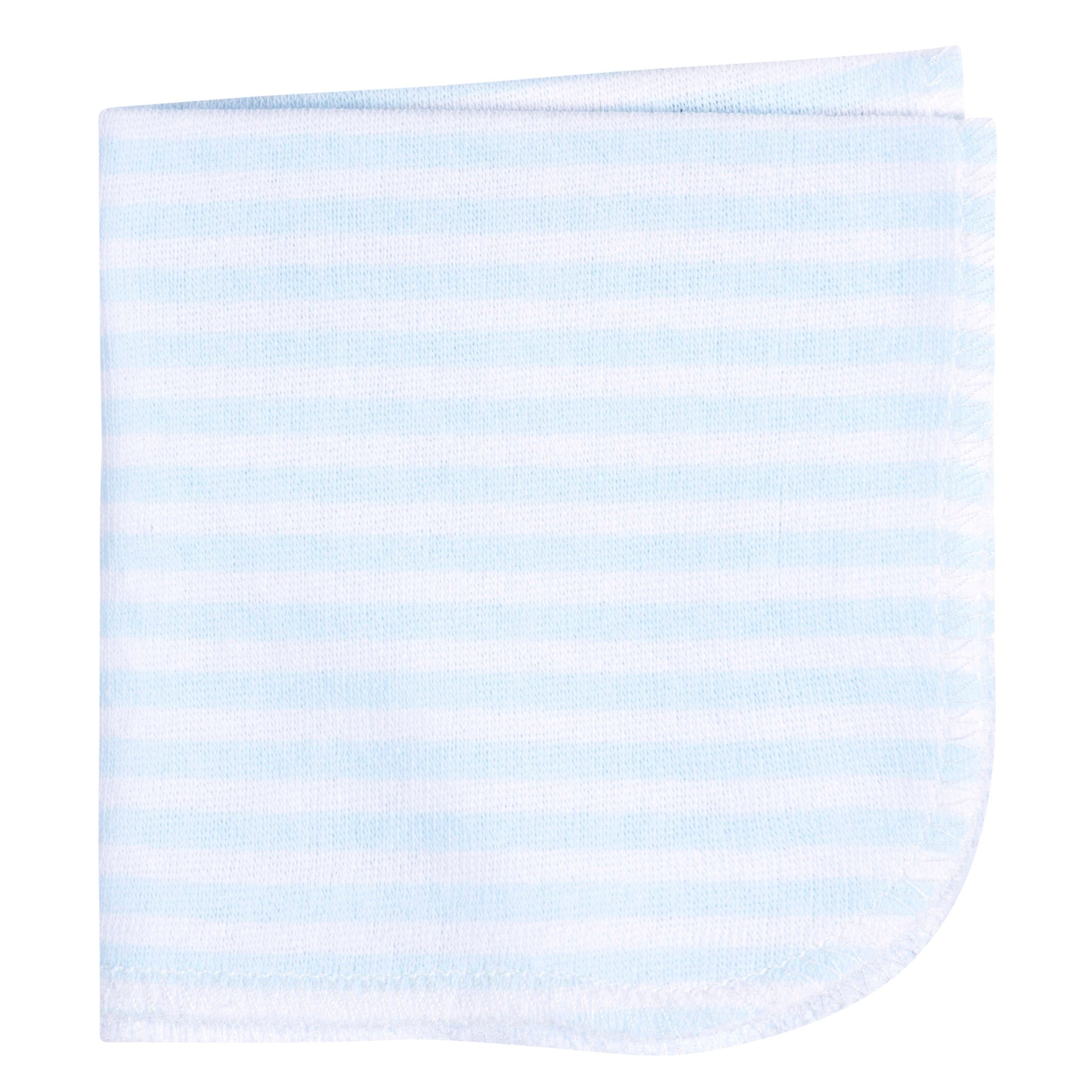 Embroidered 4-Piece Baby Boys Blue Shark Towel & Washcloths Set