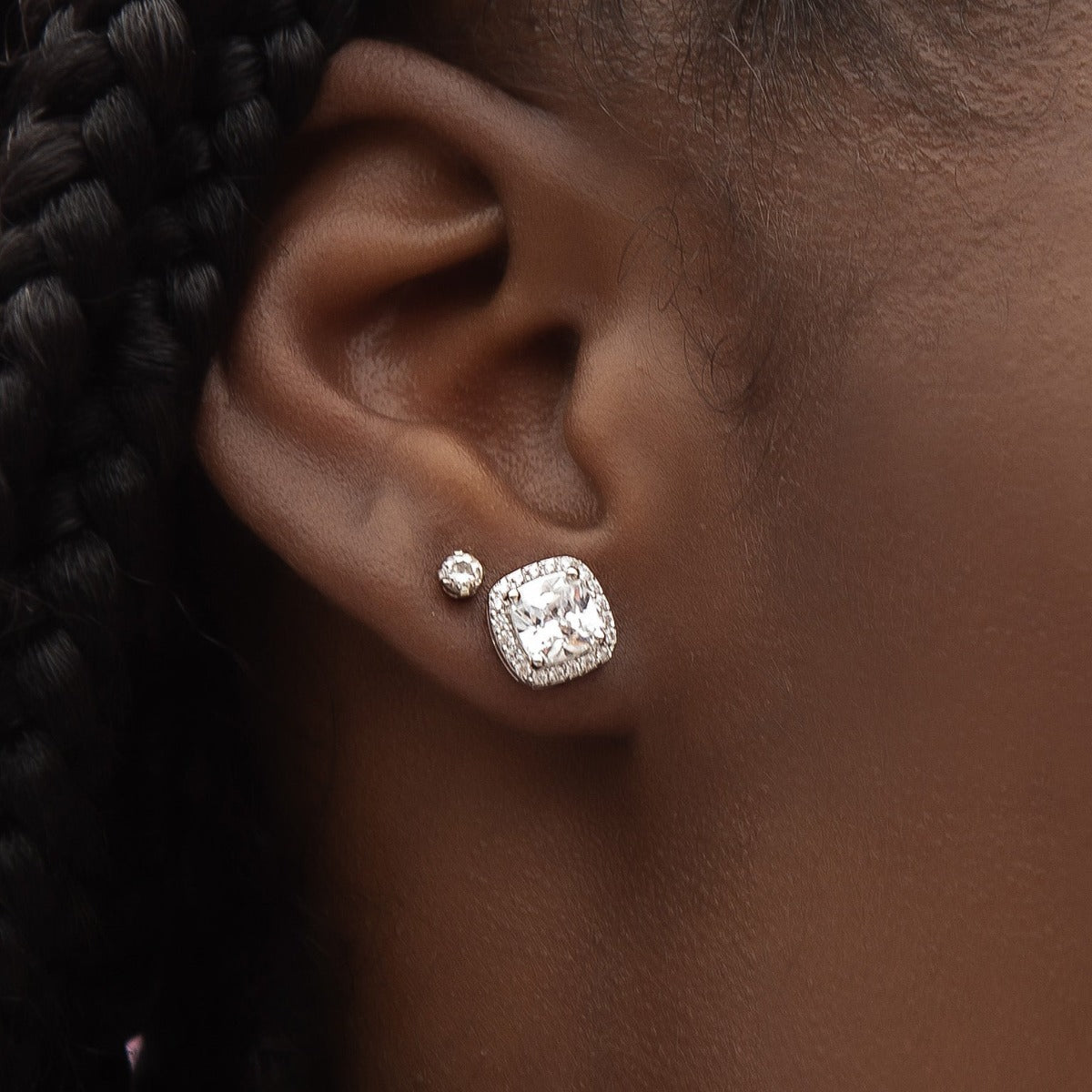 Cushion Cut Earrings