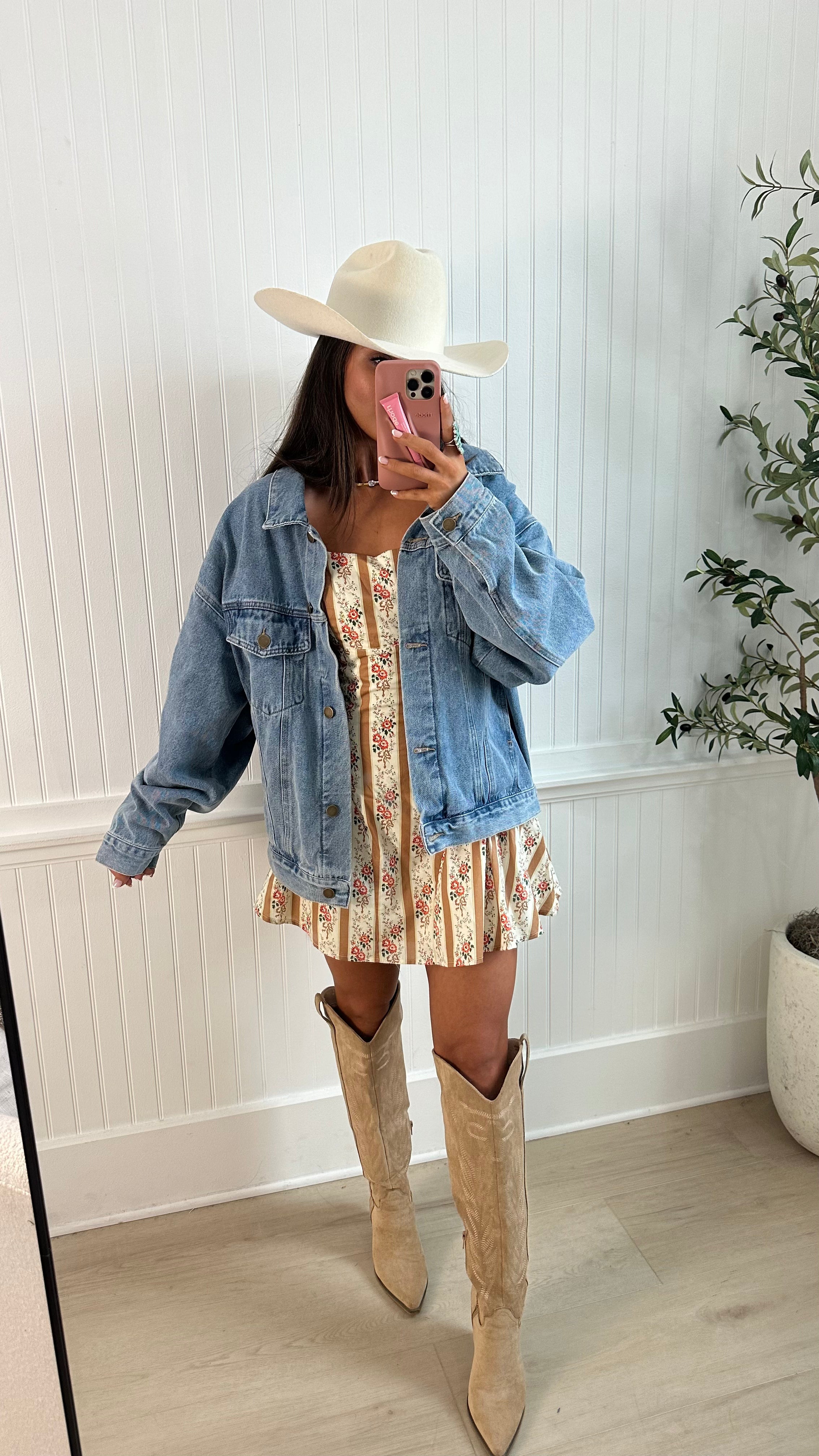 Denim Oversized Claudia Jacket