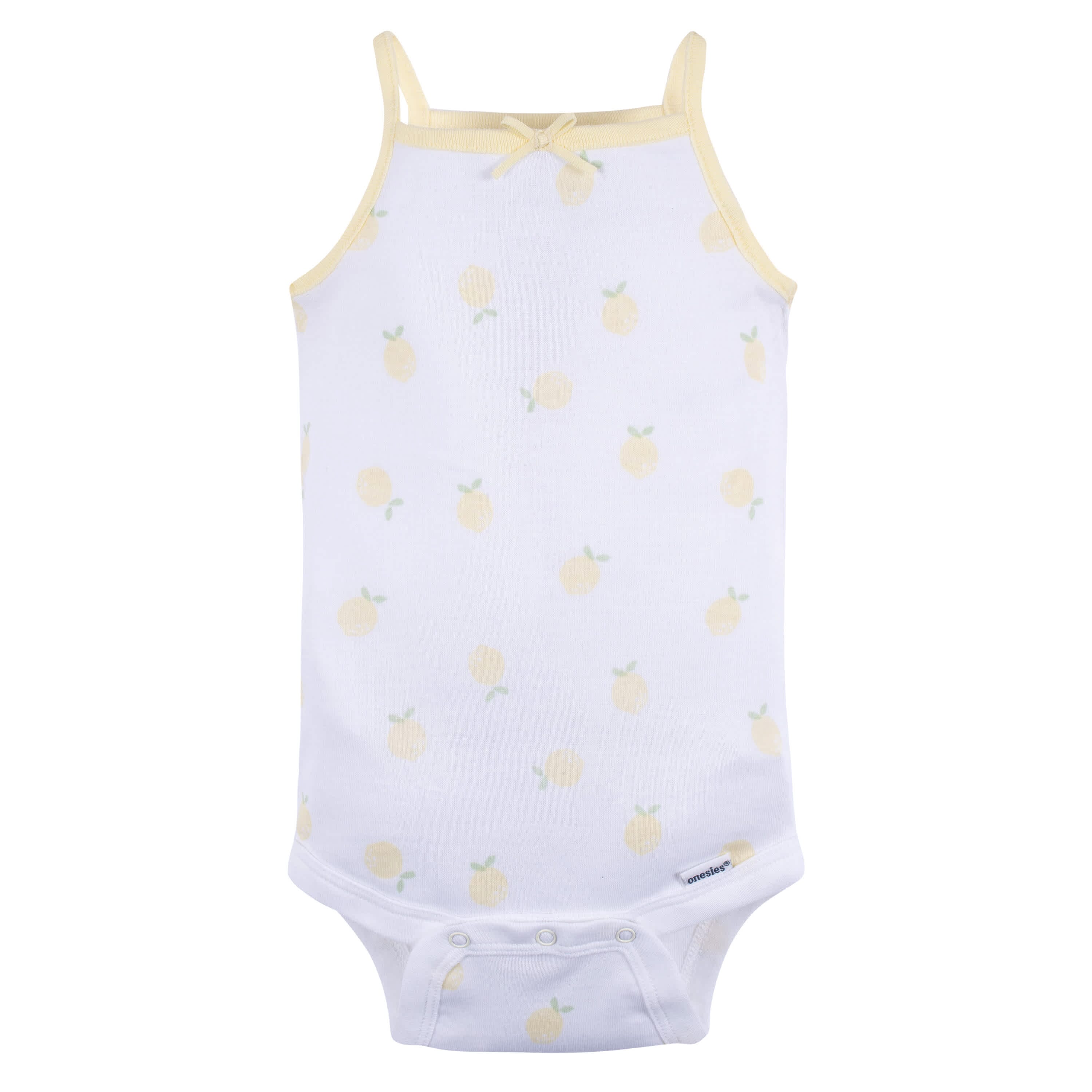 4-Pack Baby Girls Little Lemon Sleeveless Onesies Bodysuits