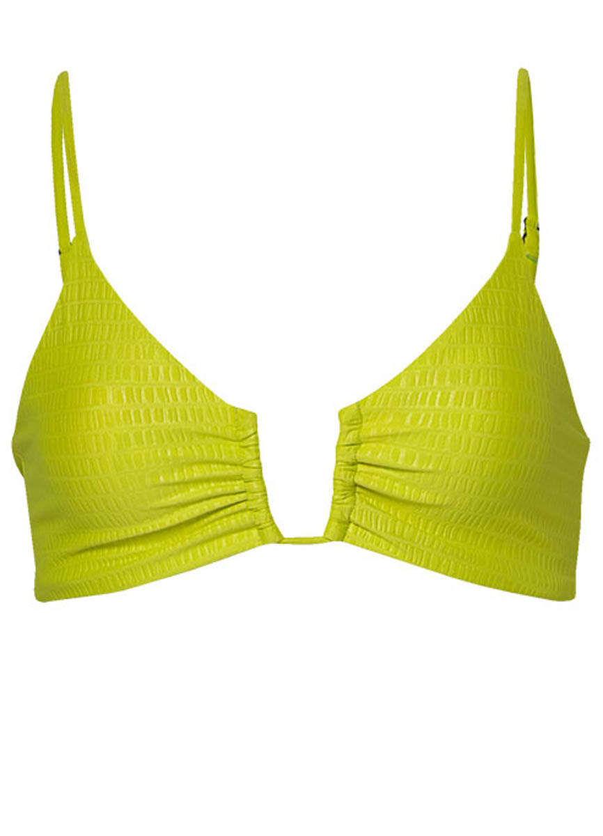 Maaji Lime Green Bia U Wire Bralette Bikini Top