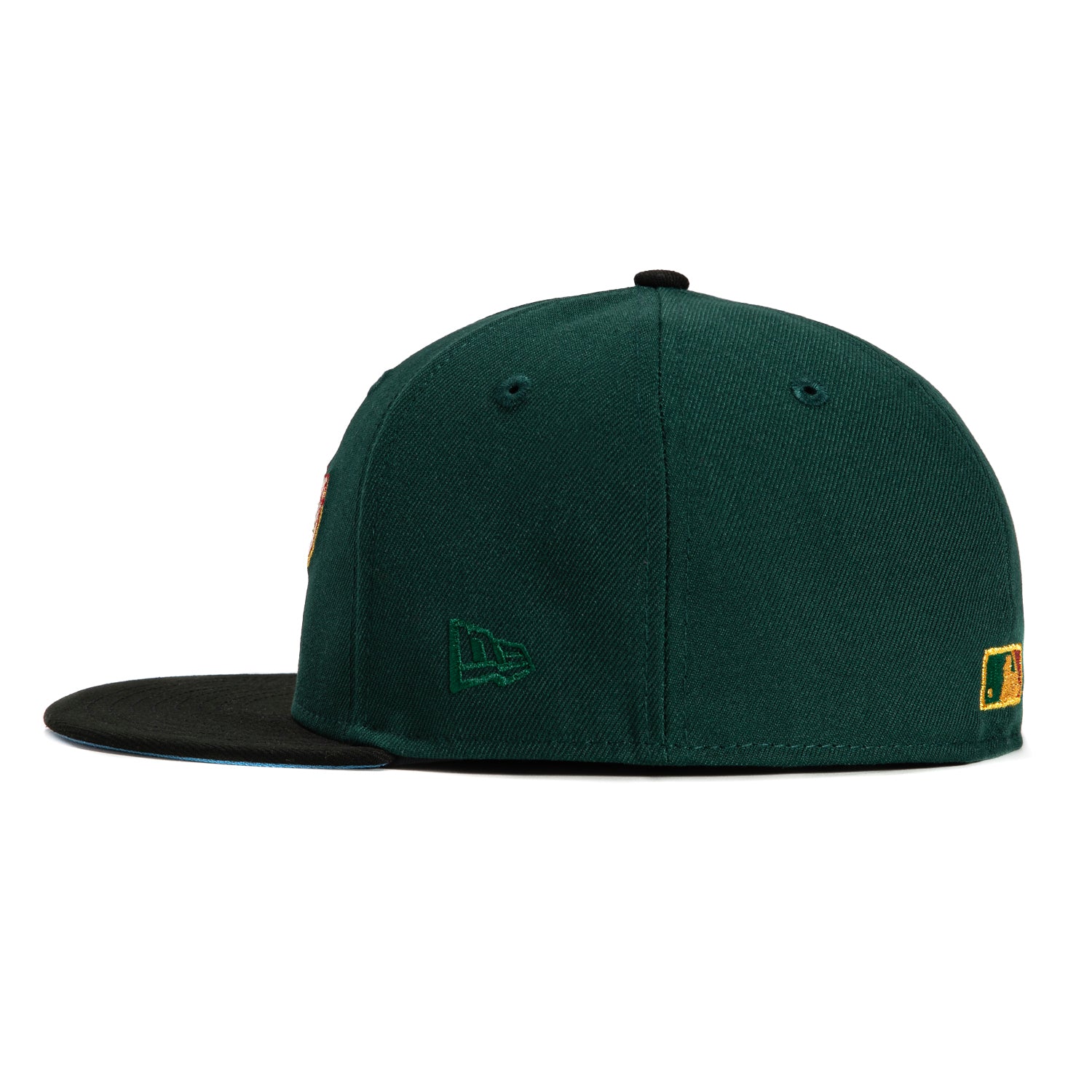 New Era 59Fifty Winter Forest San Francisco Giants 2007 All Star Game Patch Script Hat - Green, Black