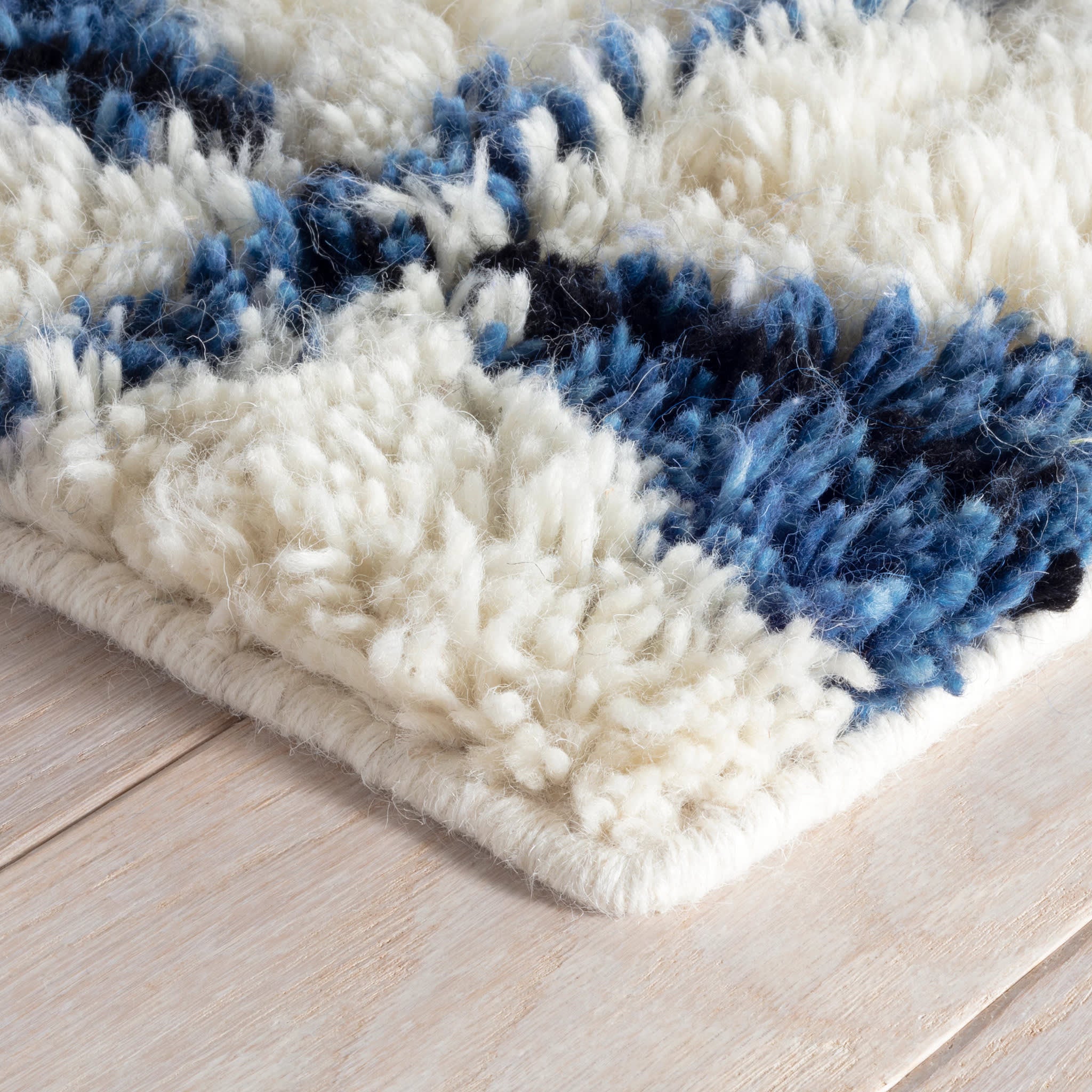 Noma Indigo Handwoven Wool Rug