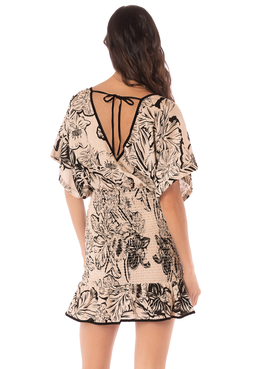 Maaji Sepia Fiori Fresia Short Dress