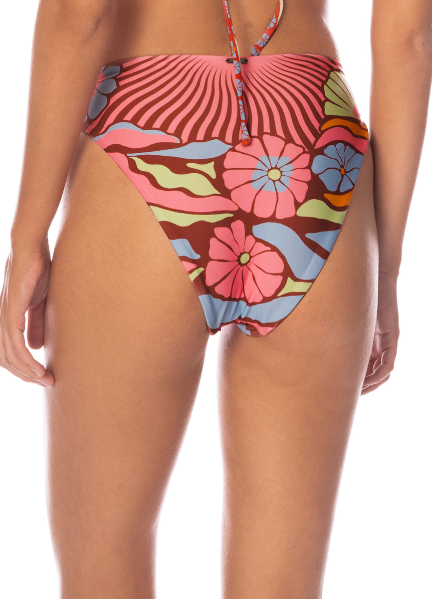 Maaji Pattern Scope Sully High Rise Classic Bikini Bottom